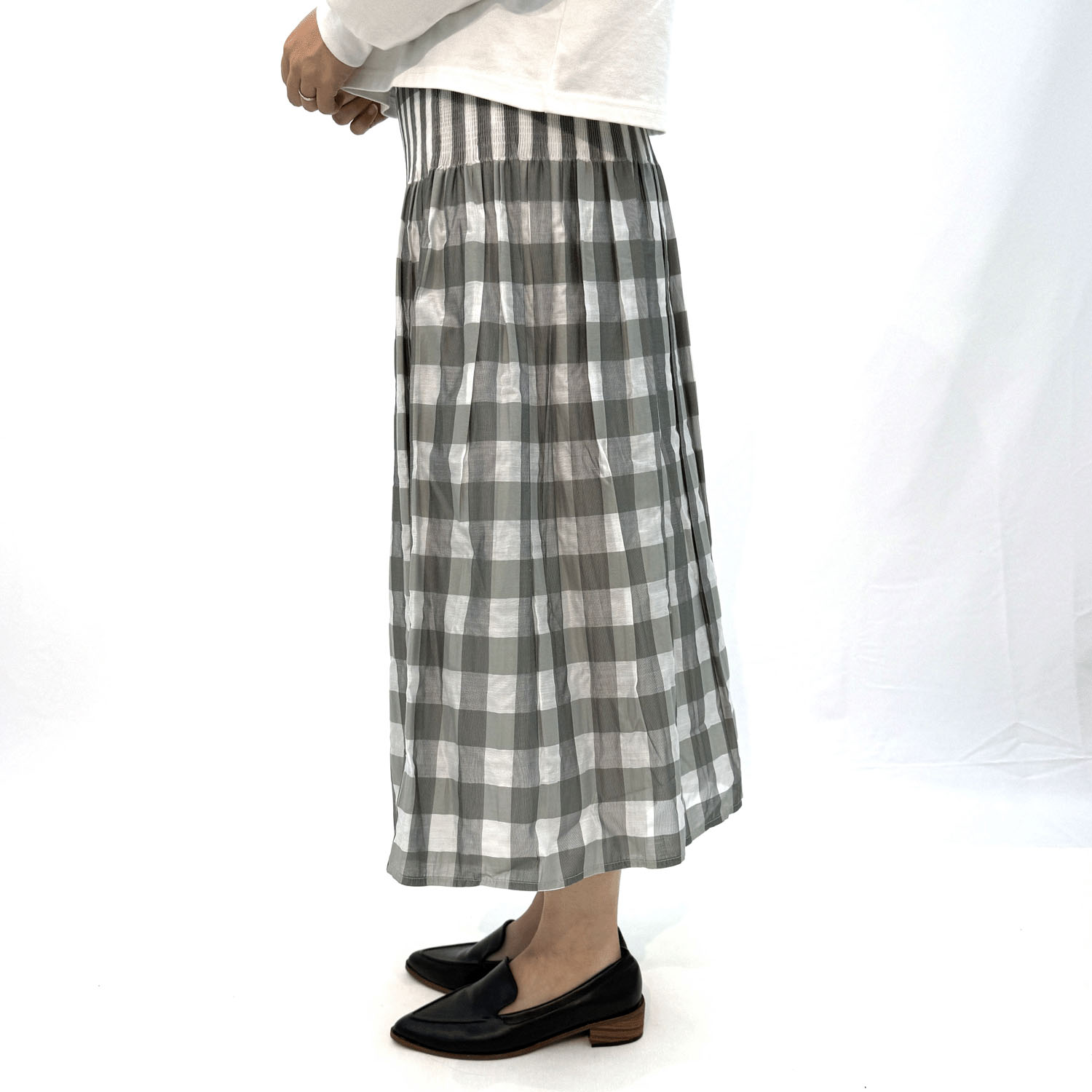 オーガンジーリバーシブルスカート - 画像2