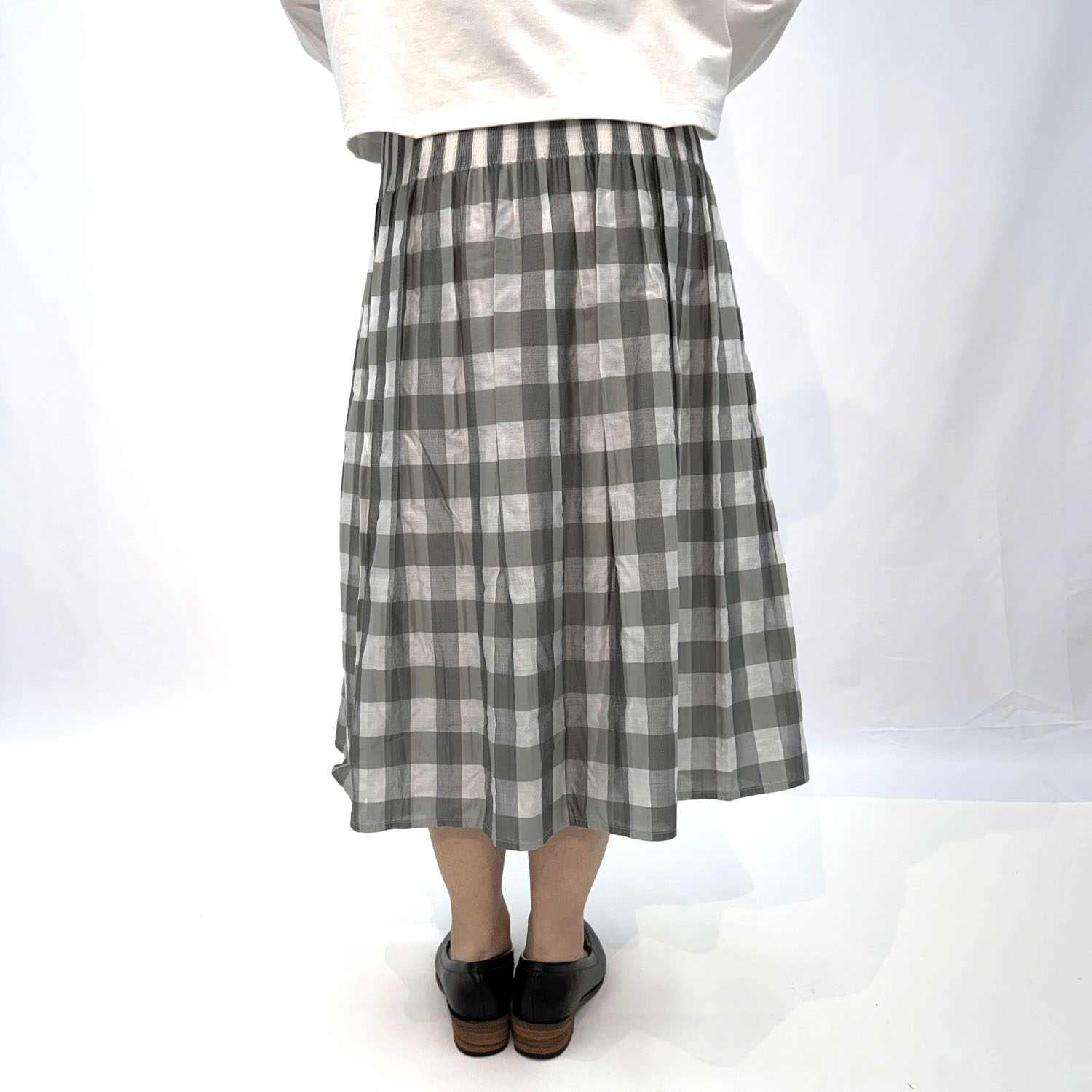 オーガンジーリバーシブルスカート - 画像3