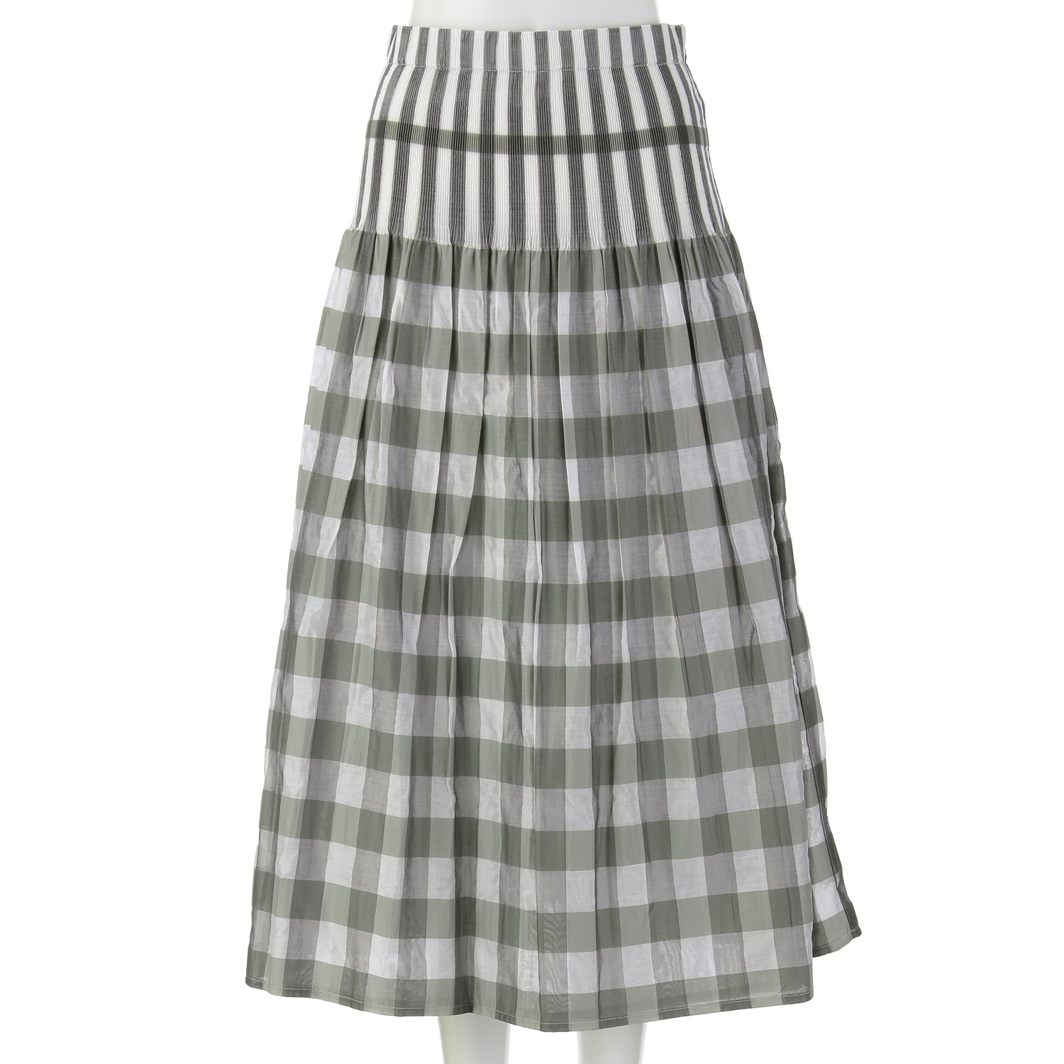 オーガンジーリバーシブルスカート - 画像4