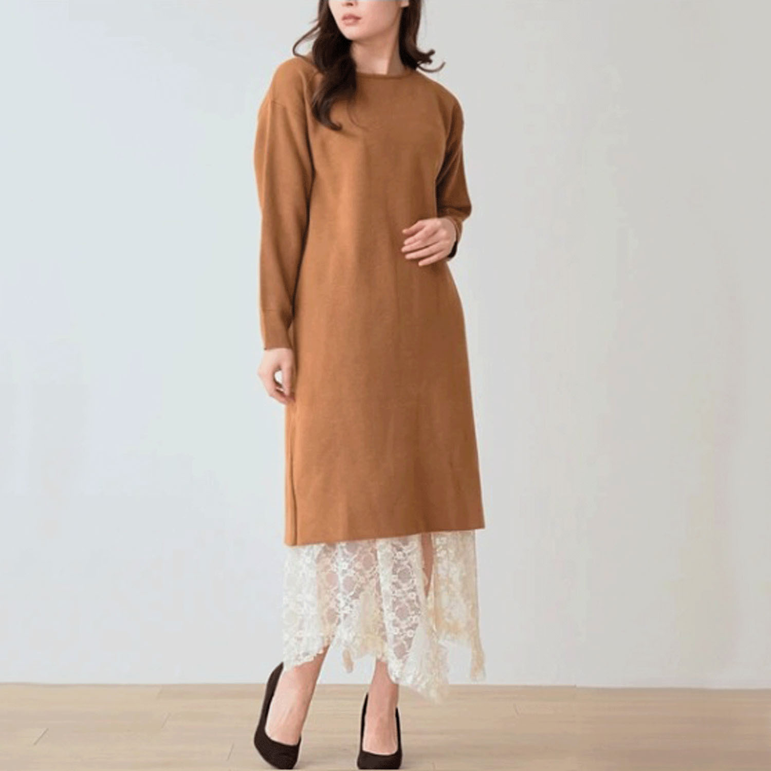 Nohea レースレイヤード アシンメトリースカート - 画像20