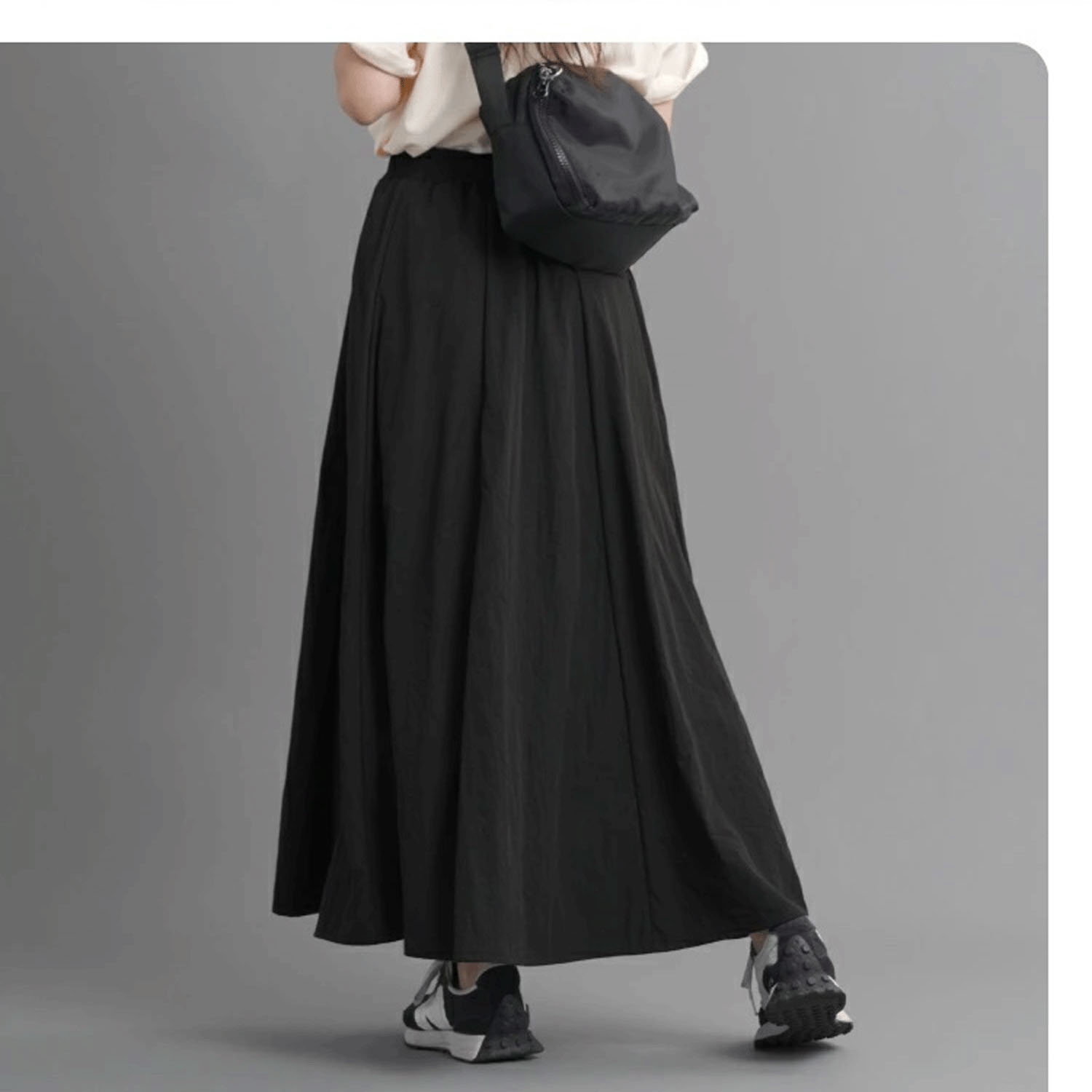 ナチュラルワッシャーロングスカート - 画像10