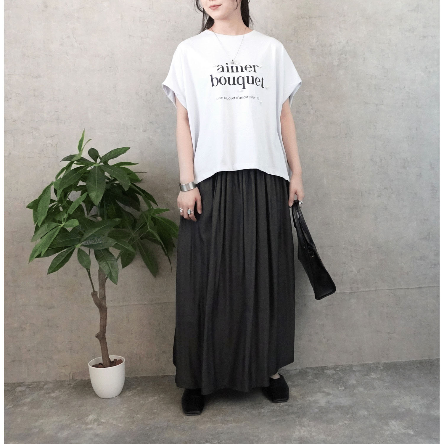 Emma 軽やかギャザースカート - 画像2