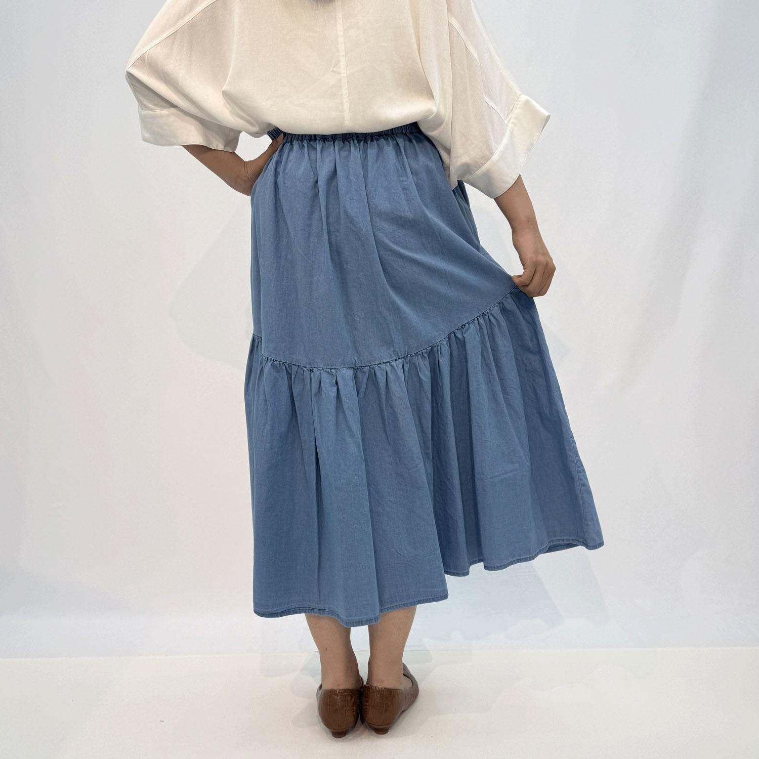 Jouir ライトオンスティアードスカート - 画像3