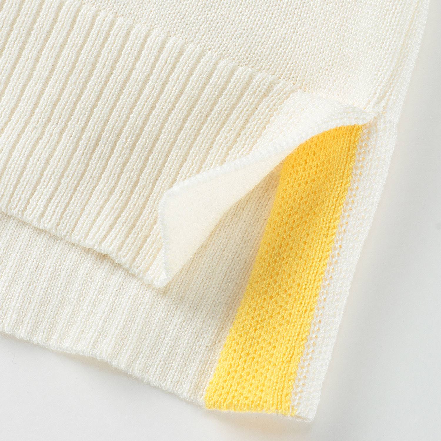 脇スリット配色天竺プルオーバー - 画像3