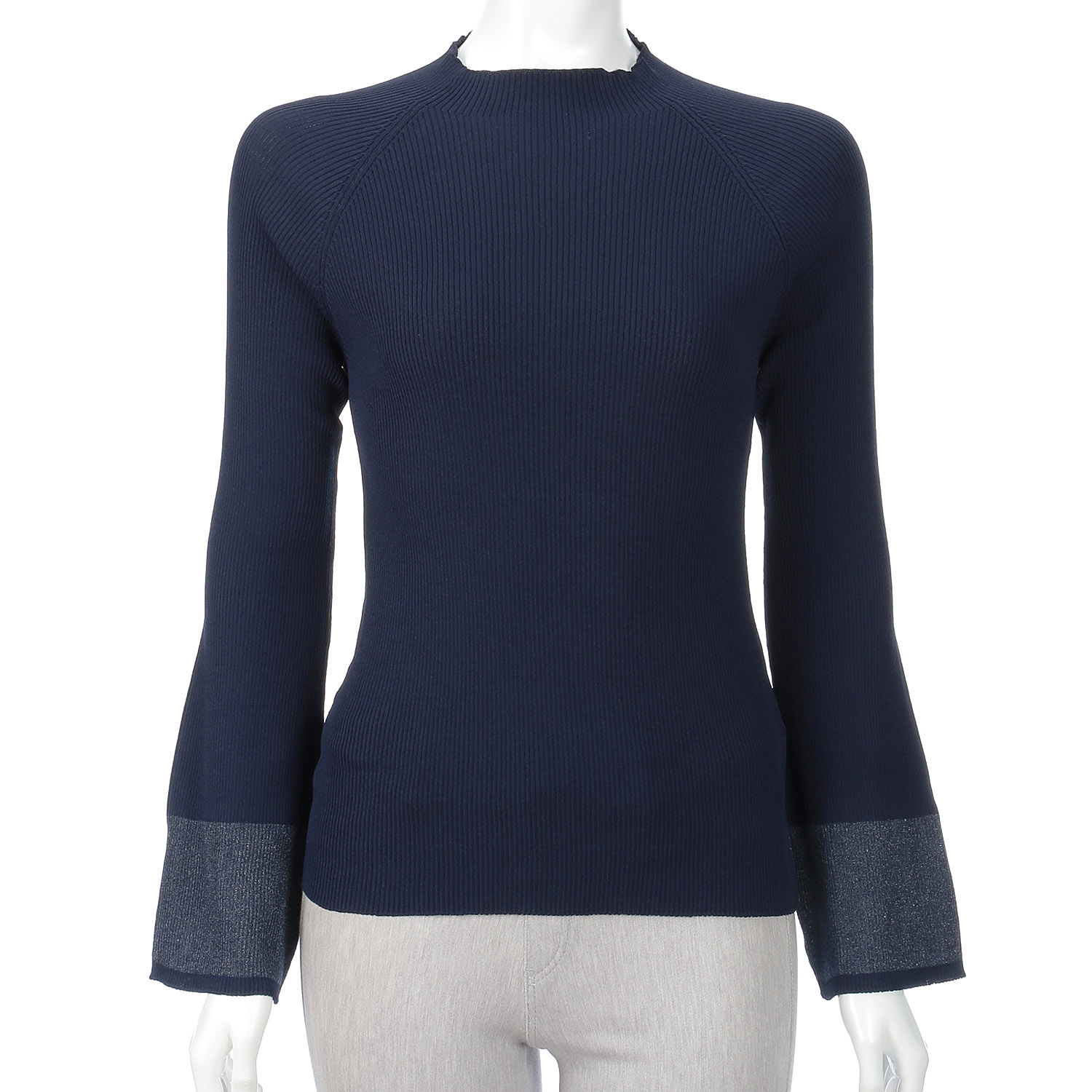 袖シアー素材使いプルオーバー - 画像11