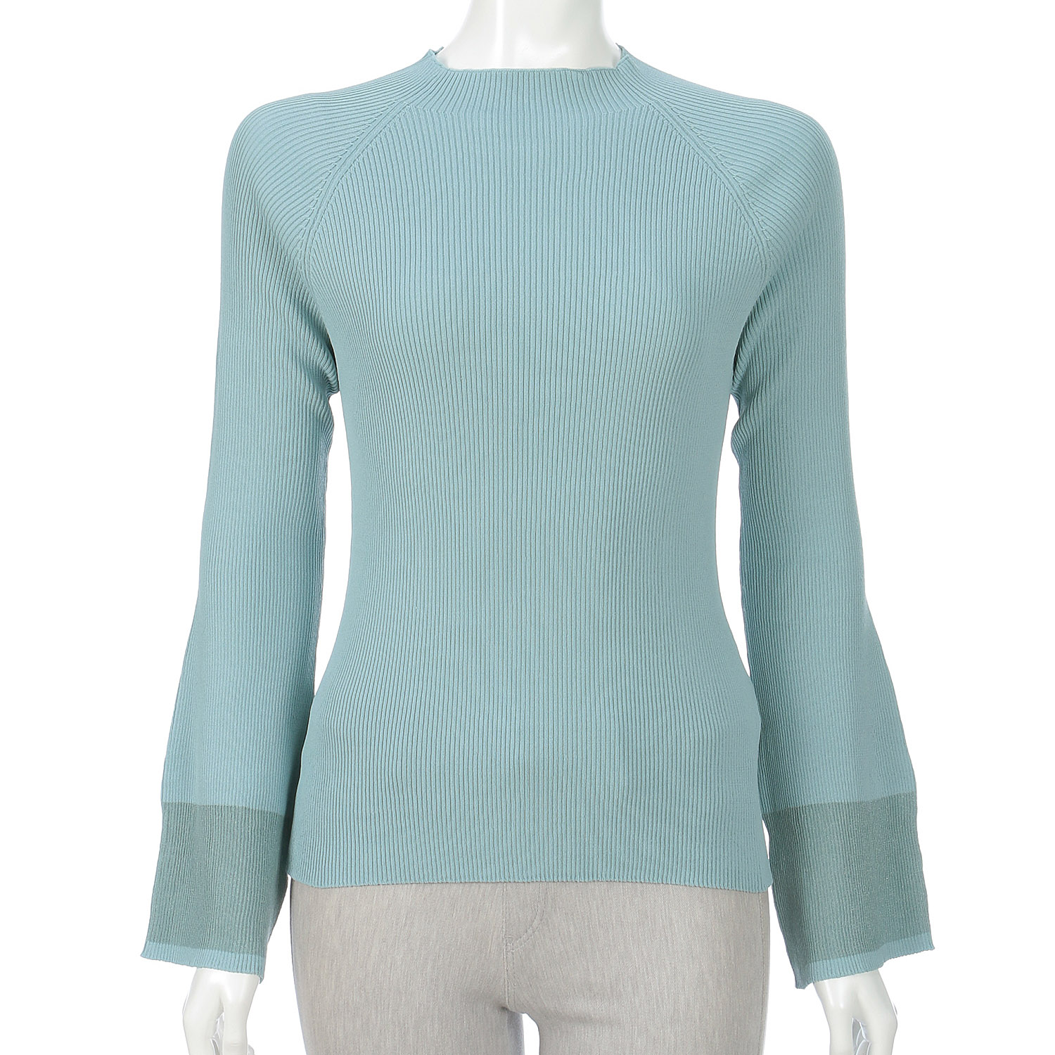 袖シアー素材使いプルオーバー - 画像10