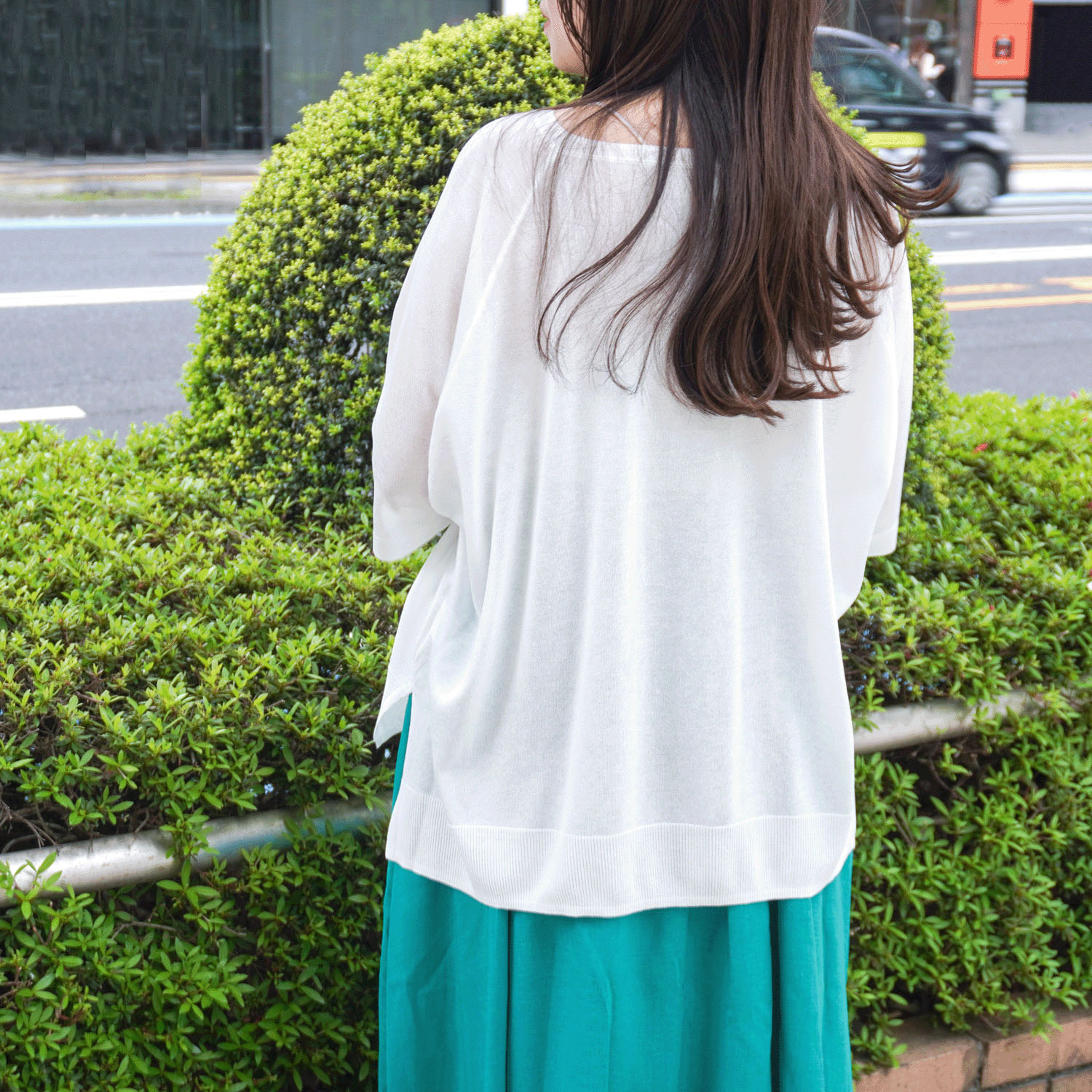 ロゴプリントサマーセーター - 画像3