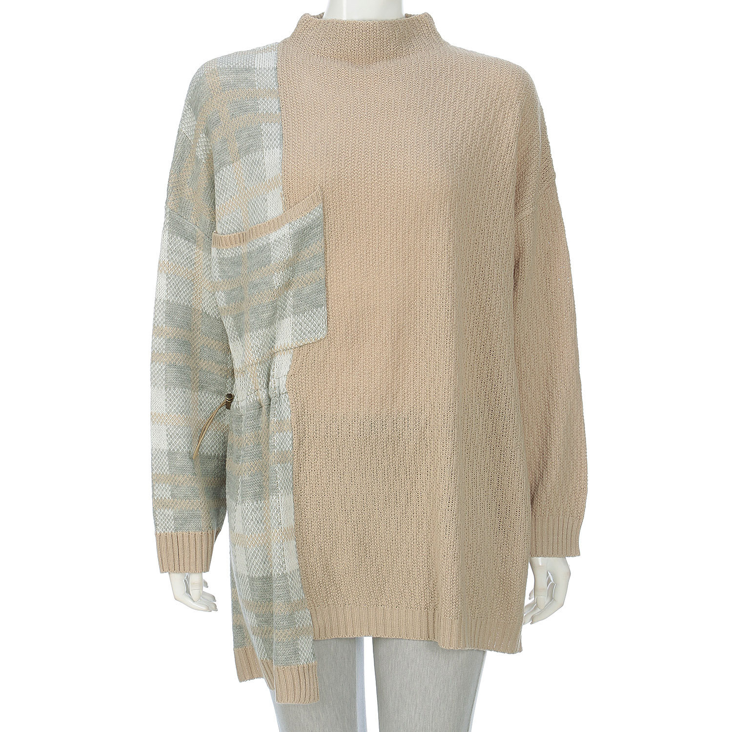 【my life】チェックパネルプルオーバー - 画像3