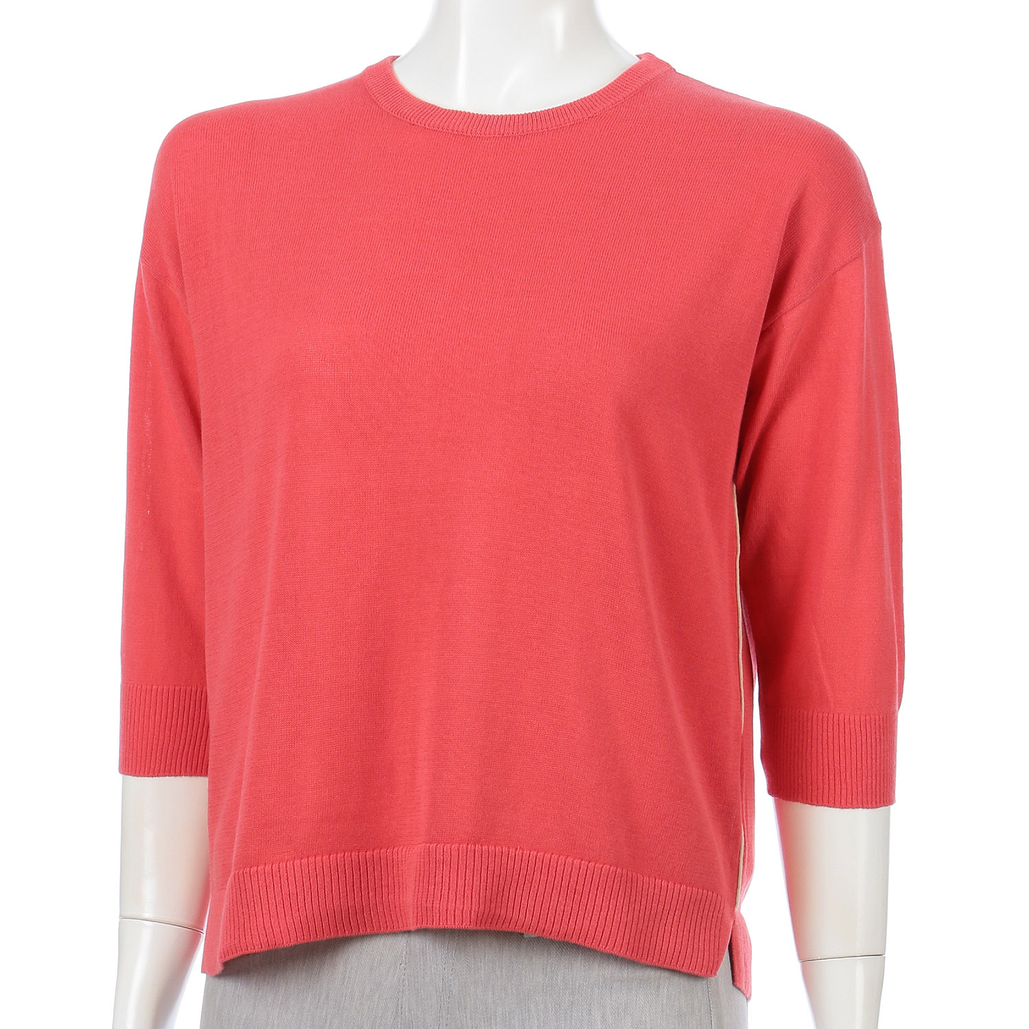 脇配色ライン天竺プルオーバー - 画像4