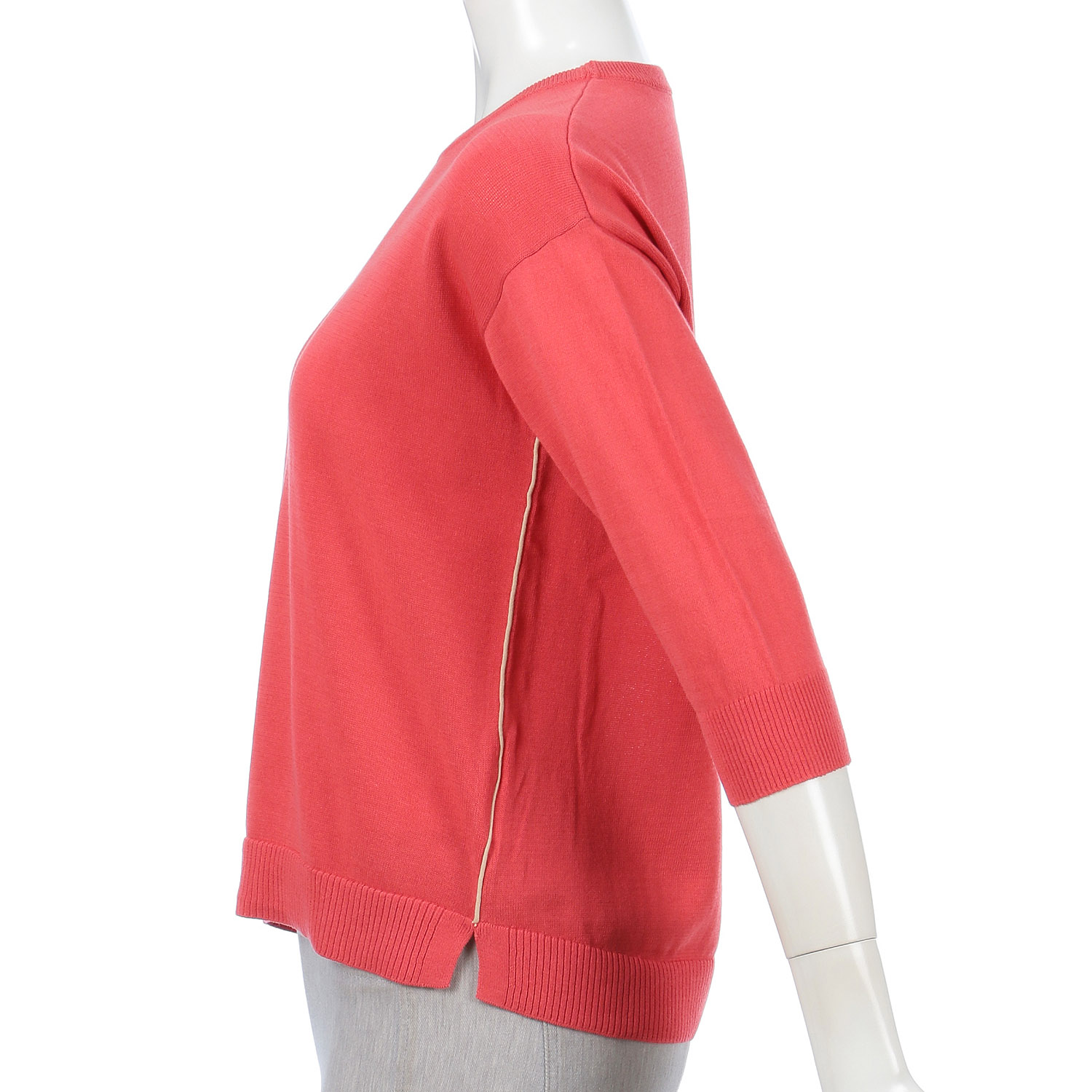 脇配色ライン天竺プルオーバー - 画像5