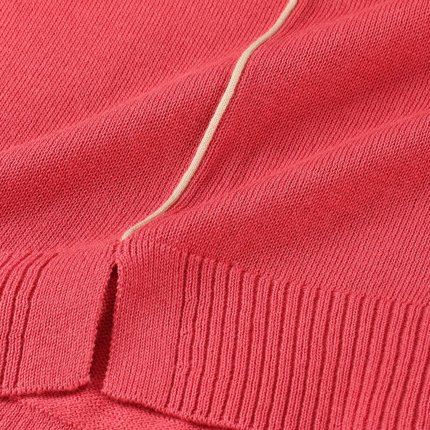 脇配色ライン天竺プルオーバー - 画像7