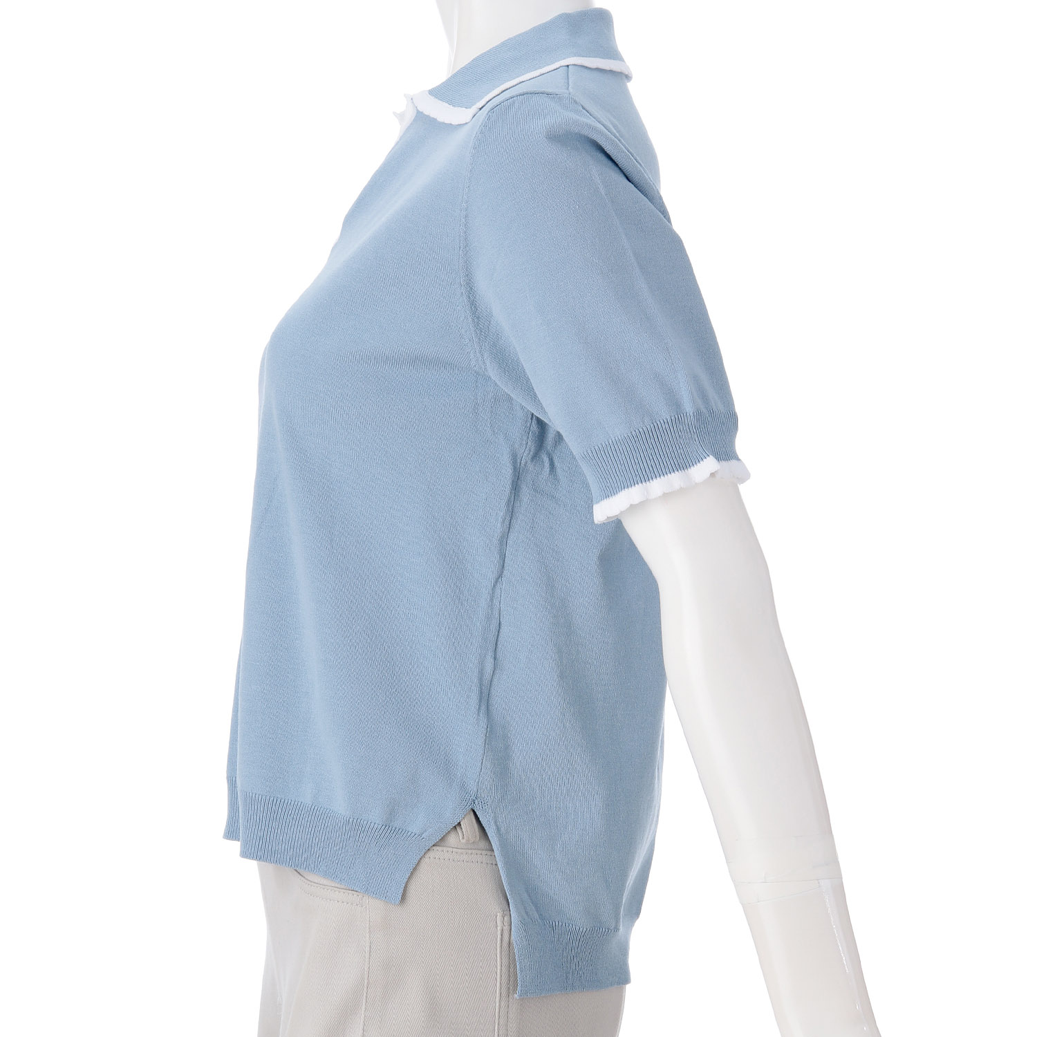 スラカップ配色衿プルオーバー - 画像4