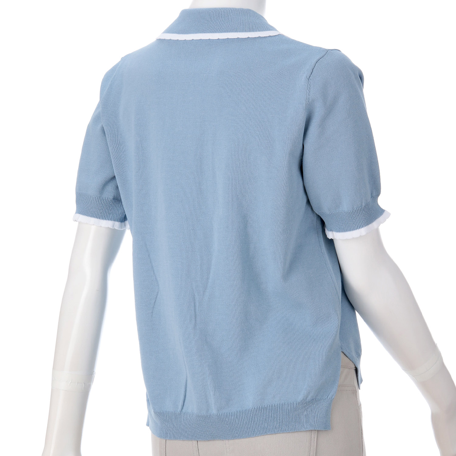 スラカップ配色衿プルオーバー - 画像5