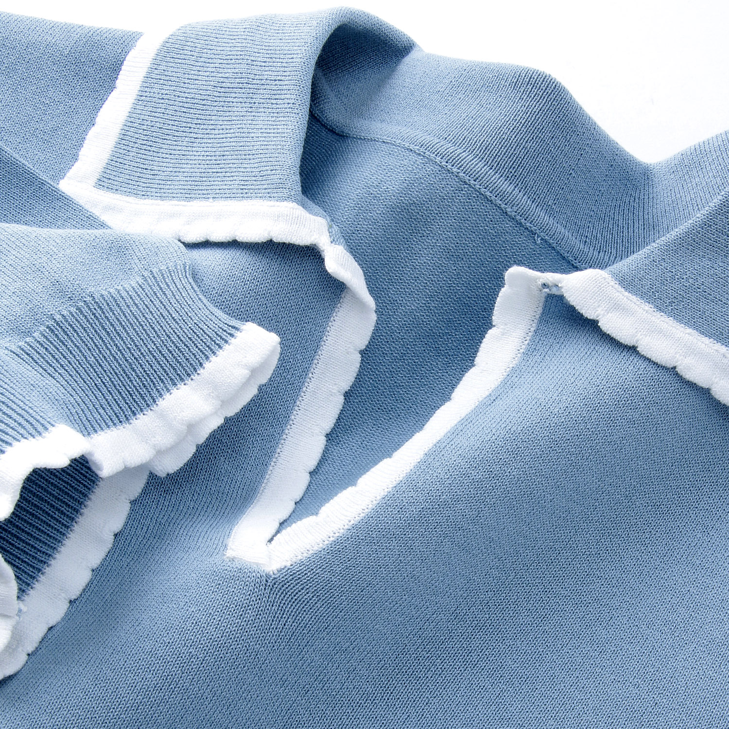 スラカップ配色衿プルオーバー - 画像6