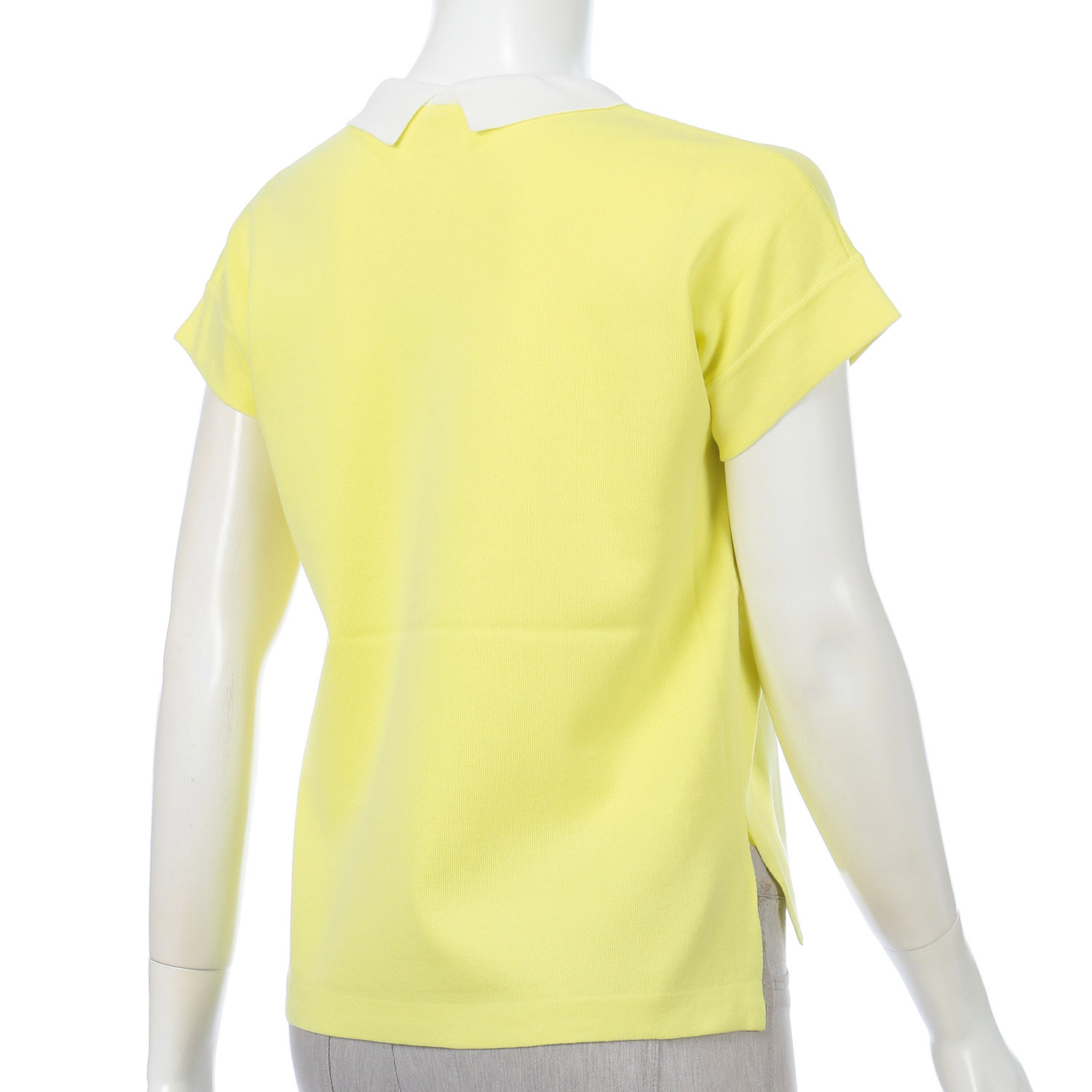 衿配色フレンチ袖プルオーバー - 画像6