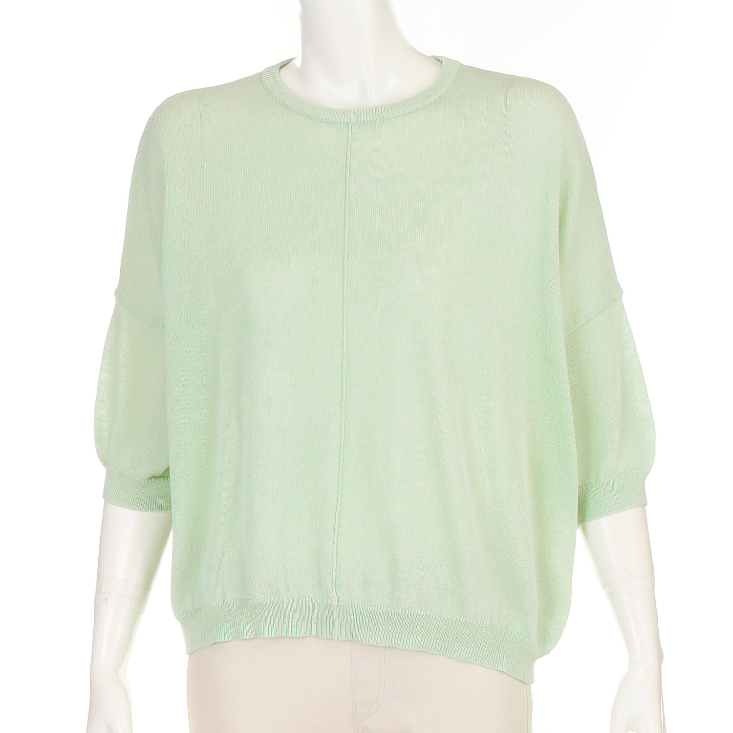 前身ピンタック使い チビ袖プルオーバー - 画像1