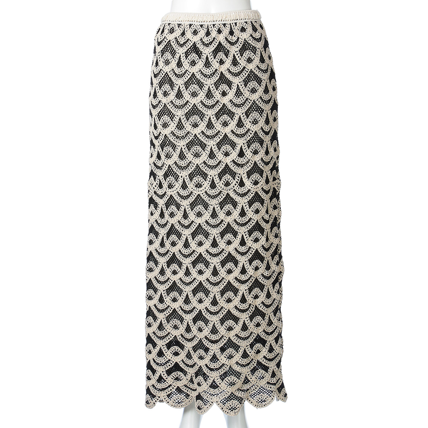 VERITE クロシェ風ロングスカート - 画像3