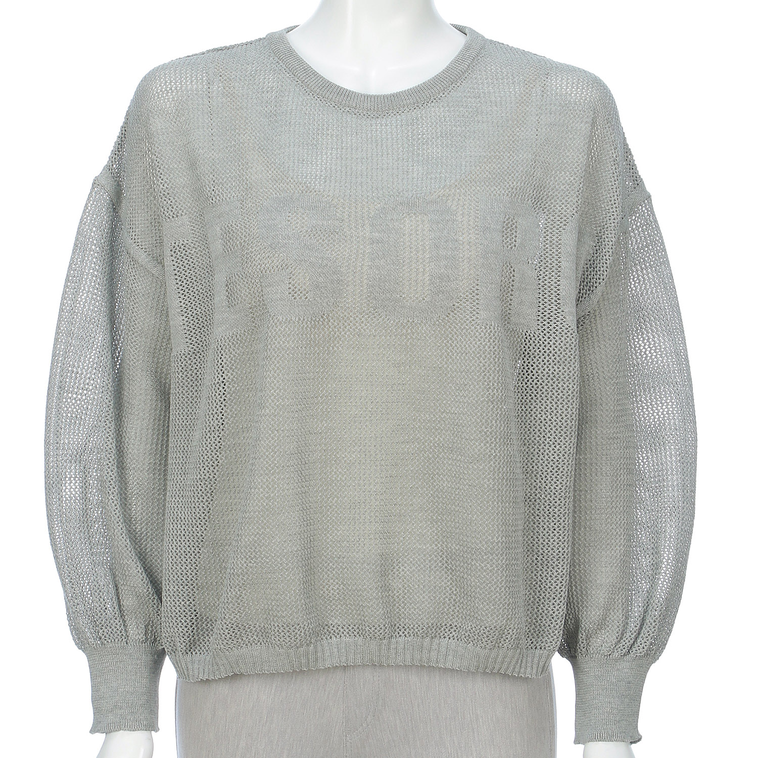 メッシュ英字柄レイヤード - 画像5