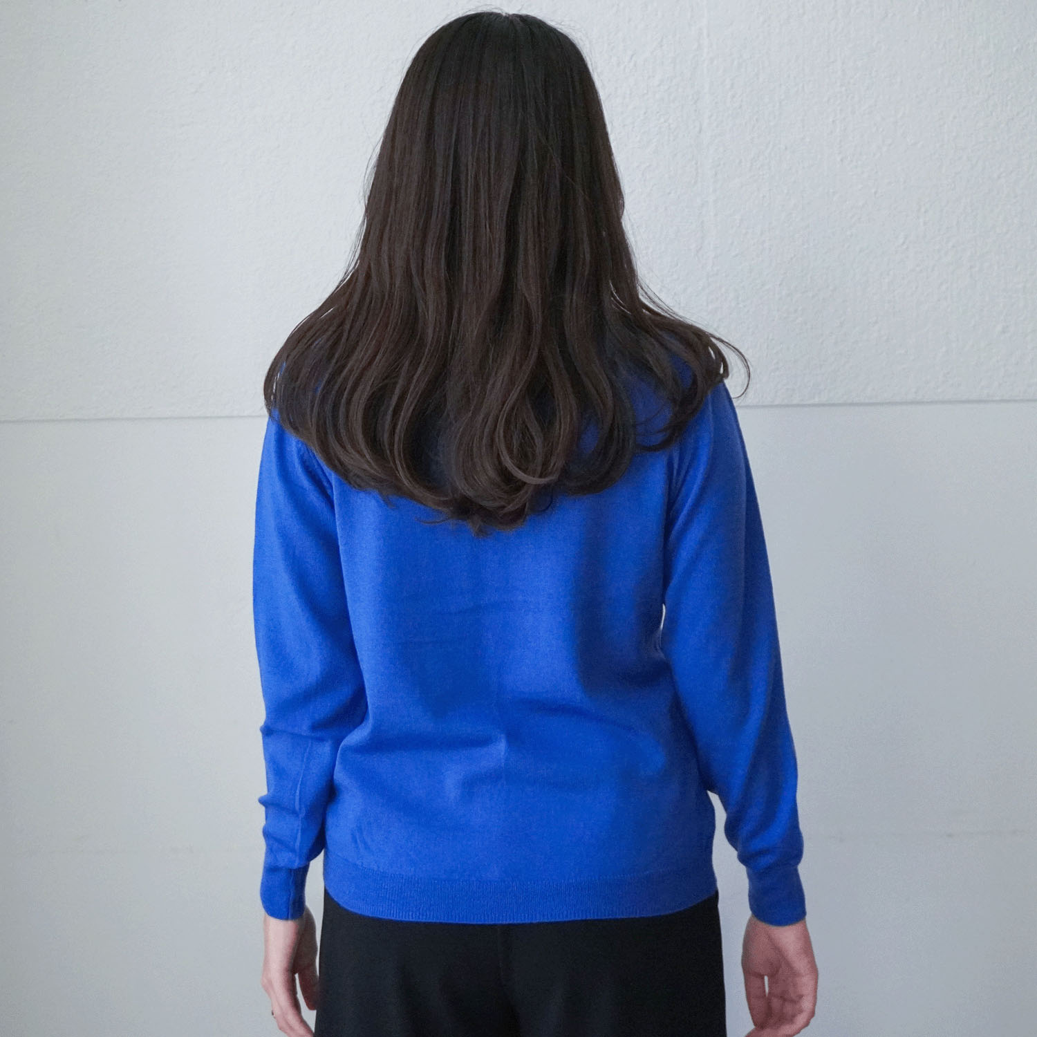 ウール100％ベーシックハイネックセーター - 画像4