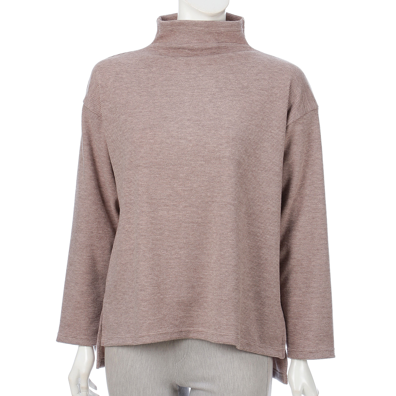 細ボーダープルオーバー - 画像2