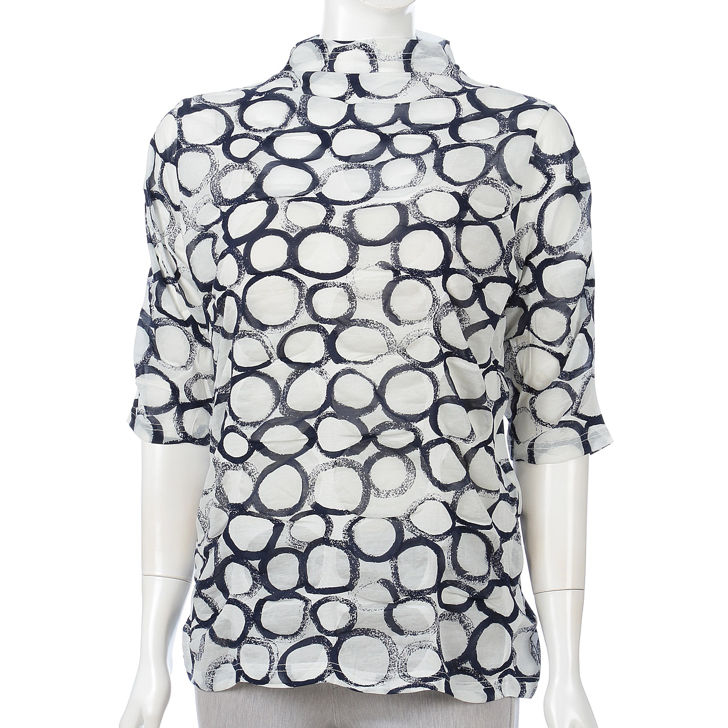 輪柄プリントカットソー - 画像1