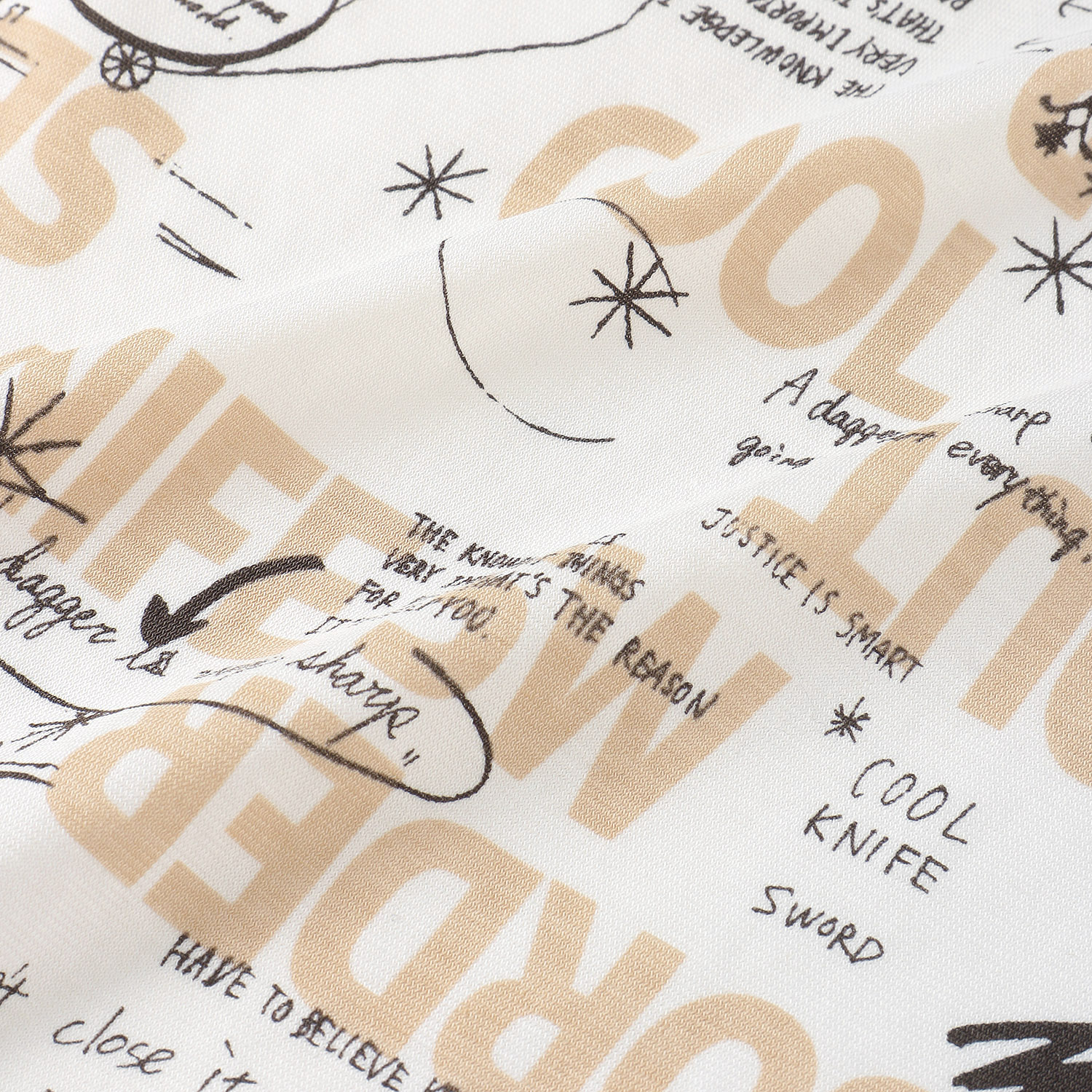 英字フレアーノースリーブカットソー - 画像6