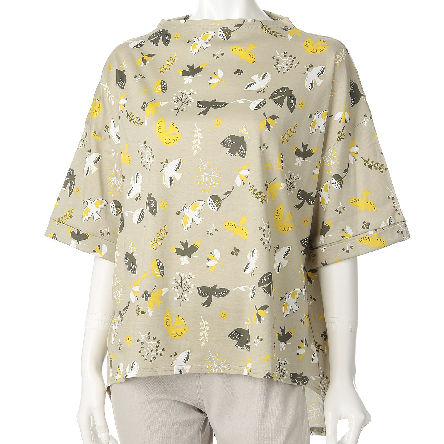 バードプリントプルオーバー - 画像5