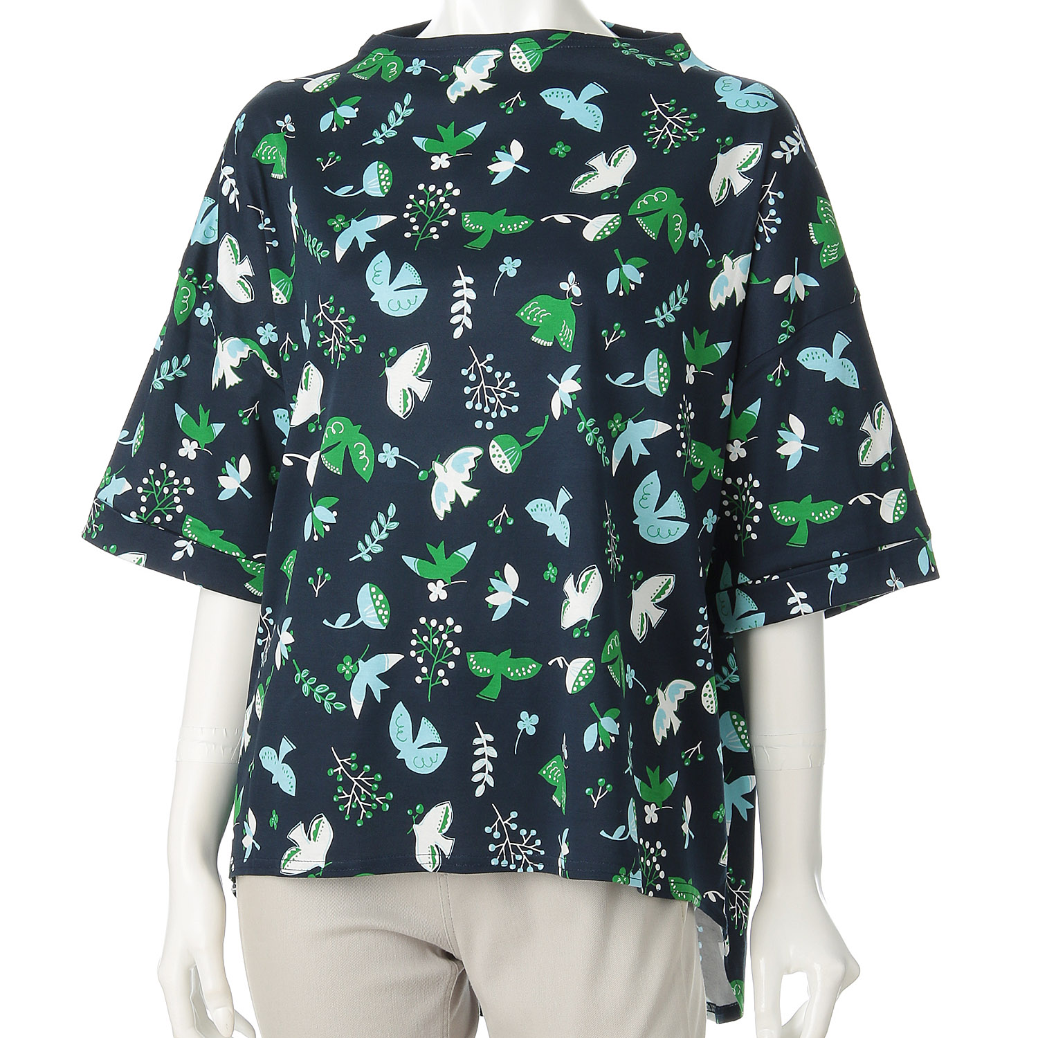 バードプリントプルオーバー - 画像6