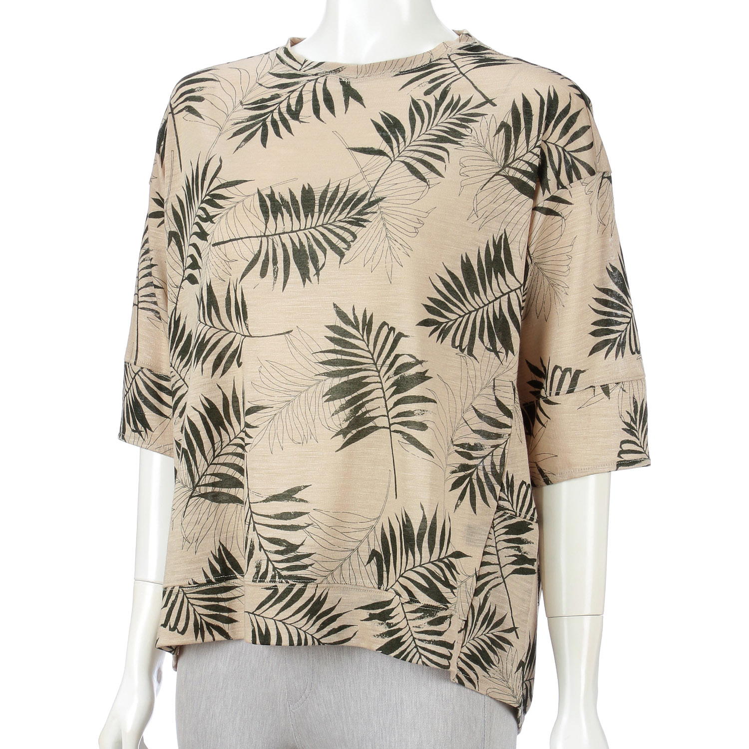 麻プリントプルオーバー - 画像3