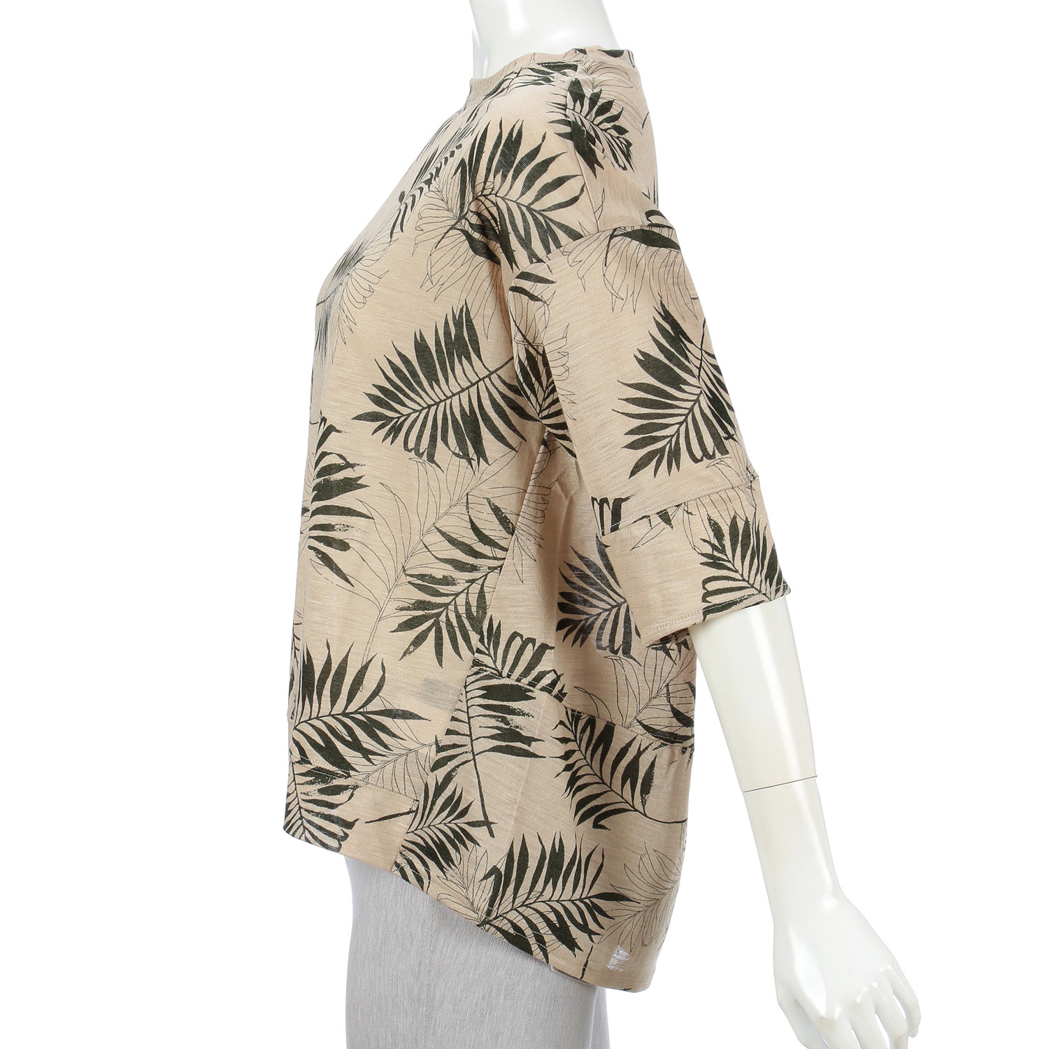 麻プリントプルオーバー - 画像4