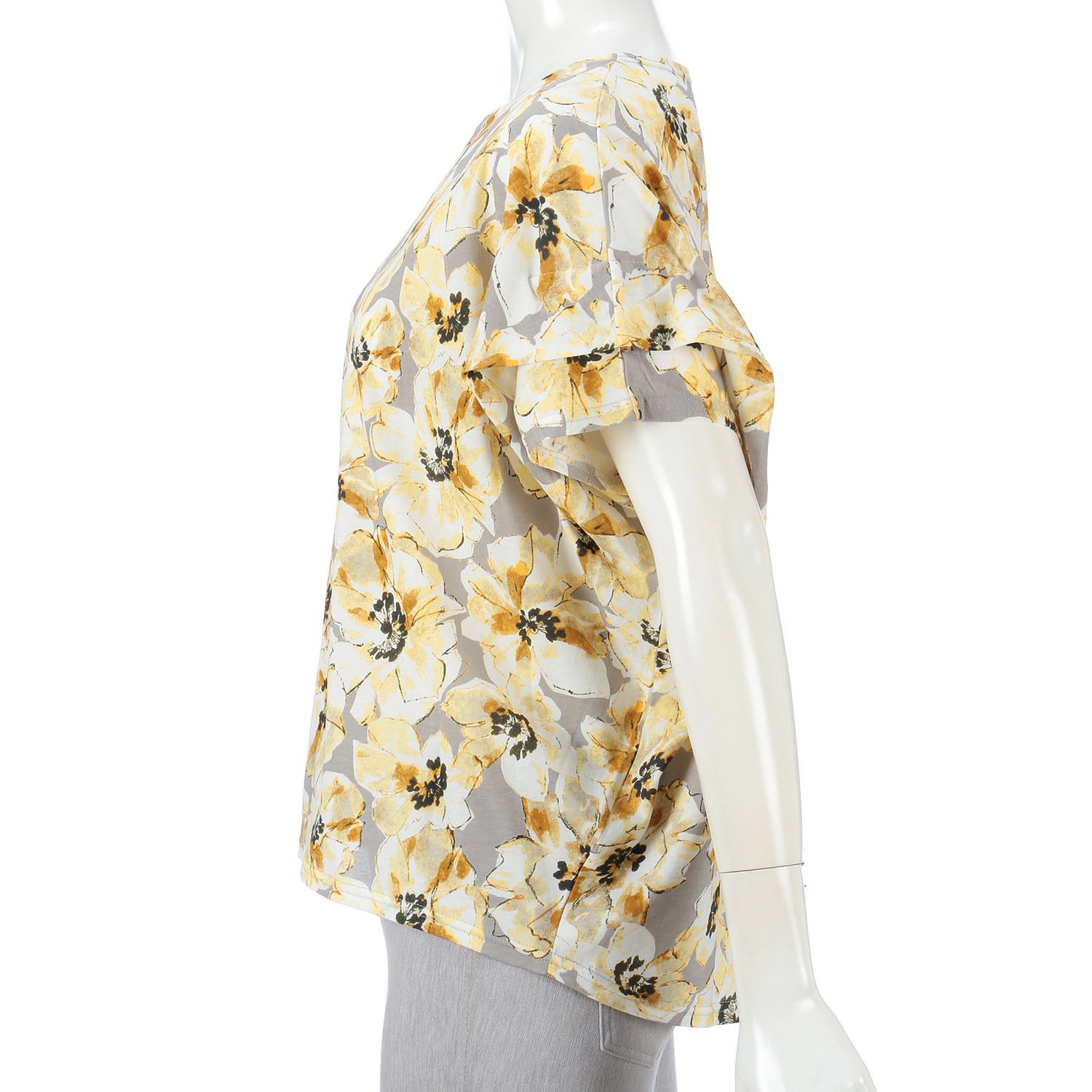 花袖タックプルオーバー - 画像4