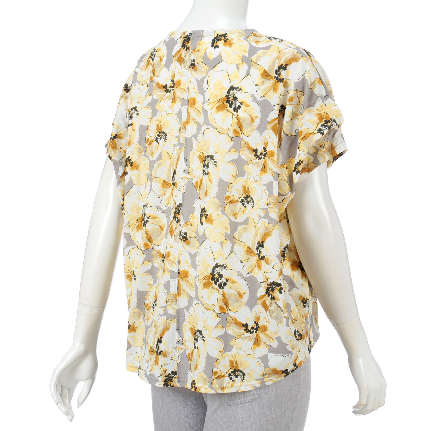 花袖タックプルオーバー - 画像5