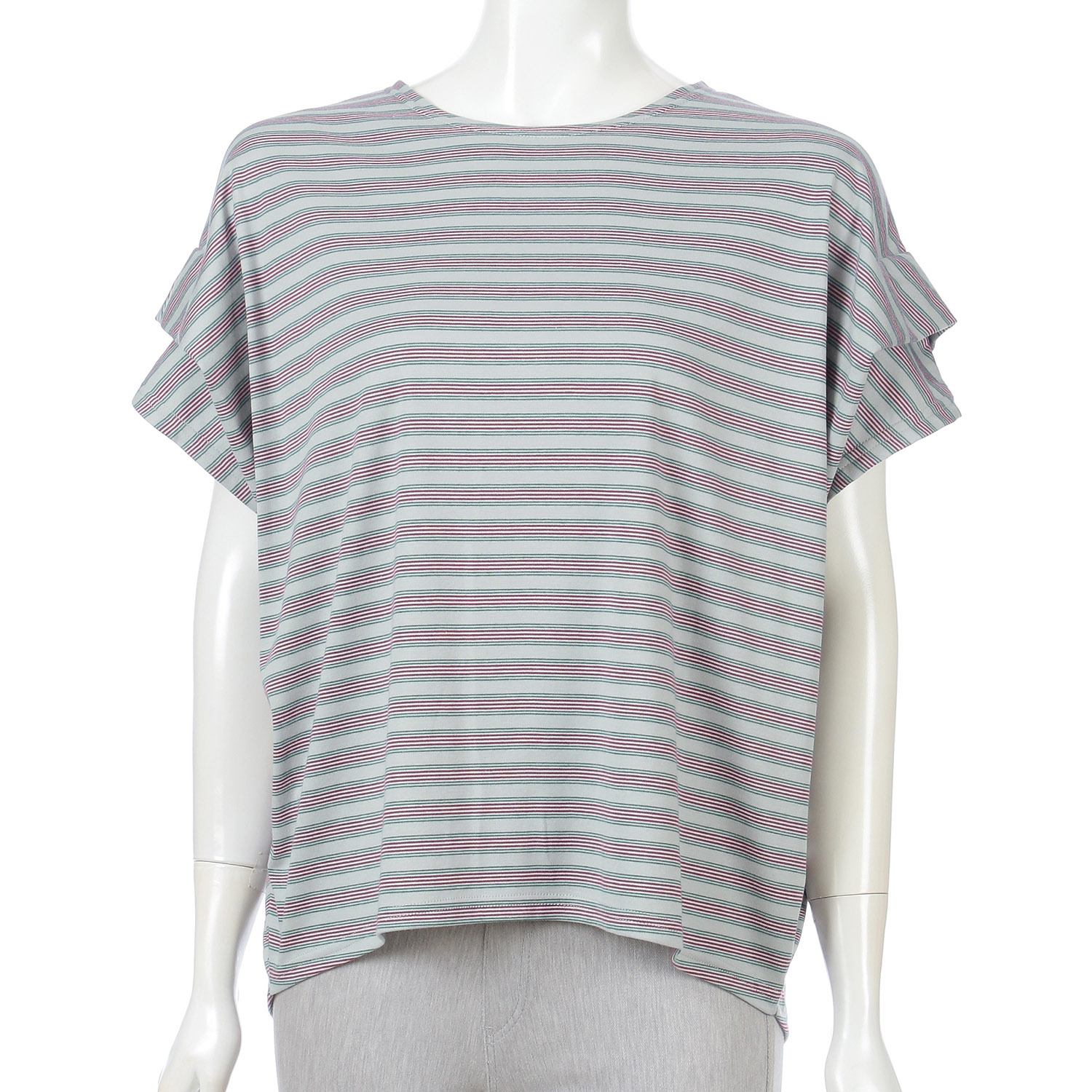 袖タックプルオーバー - 画像1