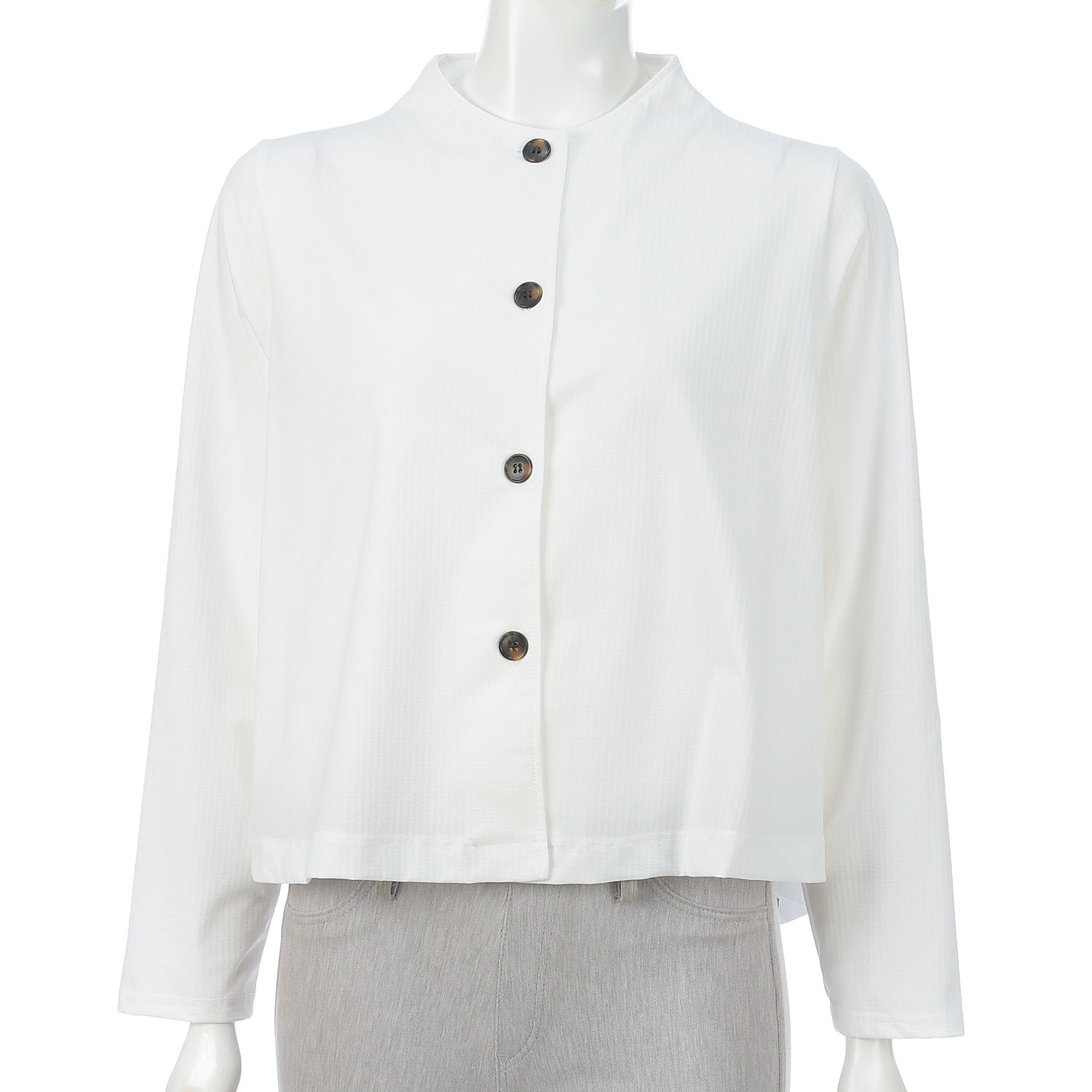 ボトルネックカーディガン - 画像2