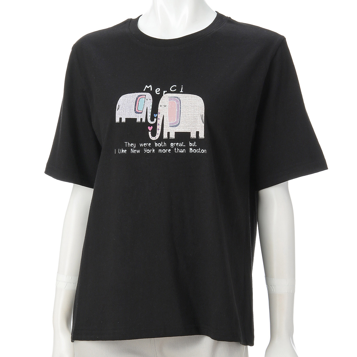 Klin Klin ゾウ柄Tシャツ - 画像3