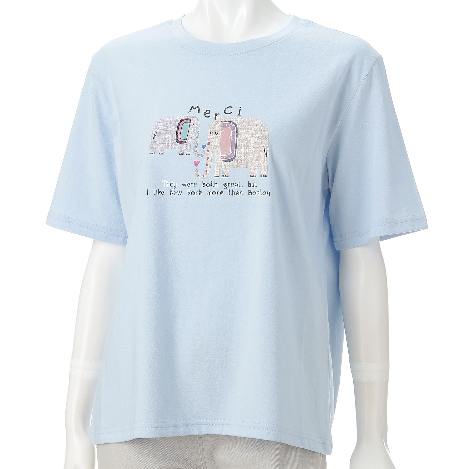 Klin Klin ゾウ柄Tシャツ - 画像4