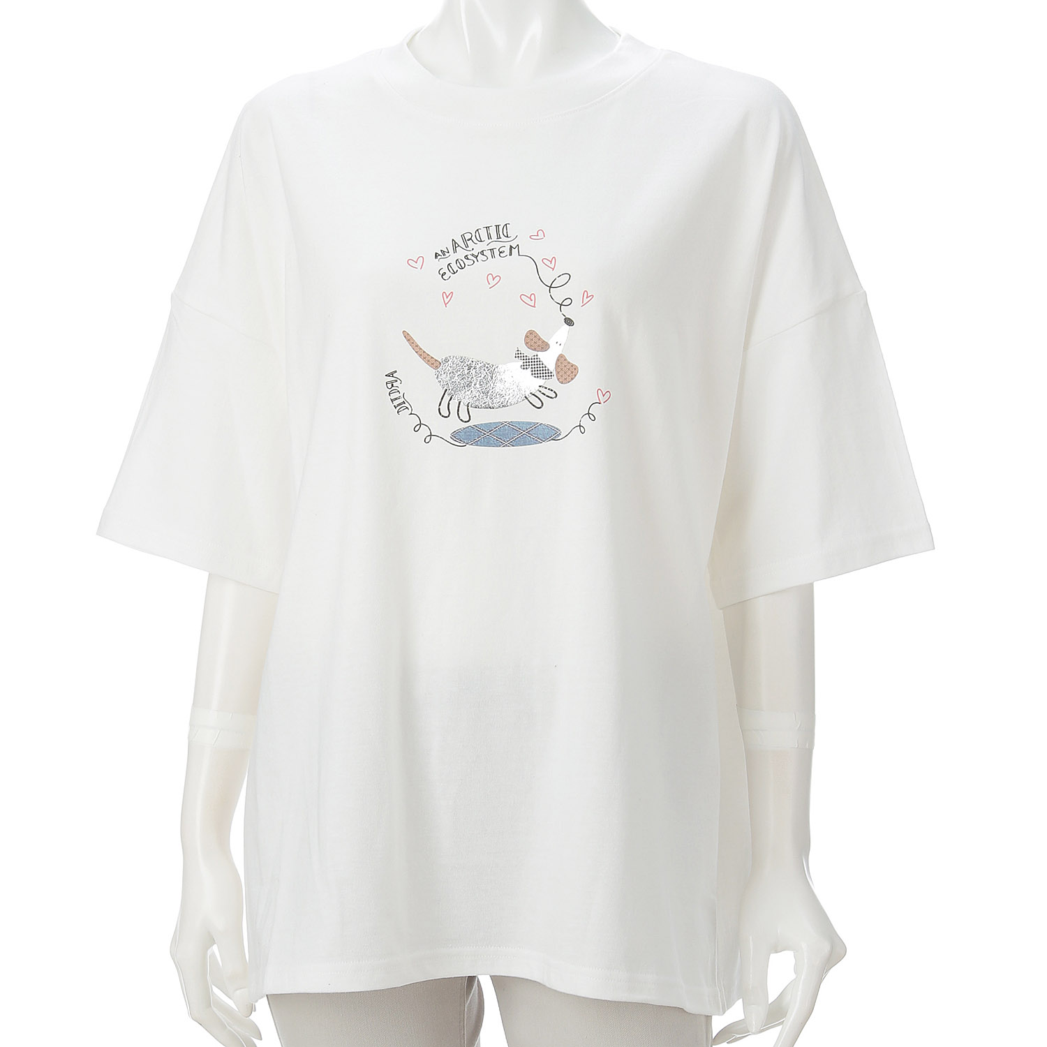 Klin Klin イヌ柄チュニック - 画像2