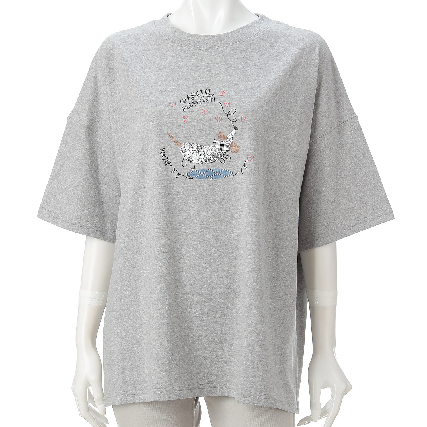 Klin Klin イヌ柄チュニック - 画像1