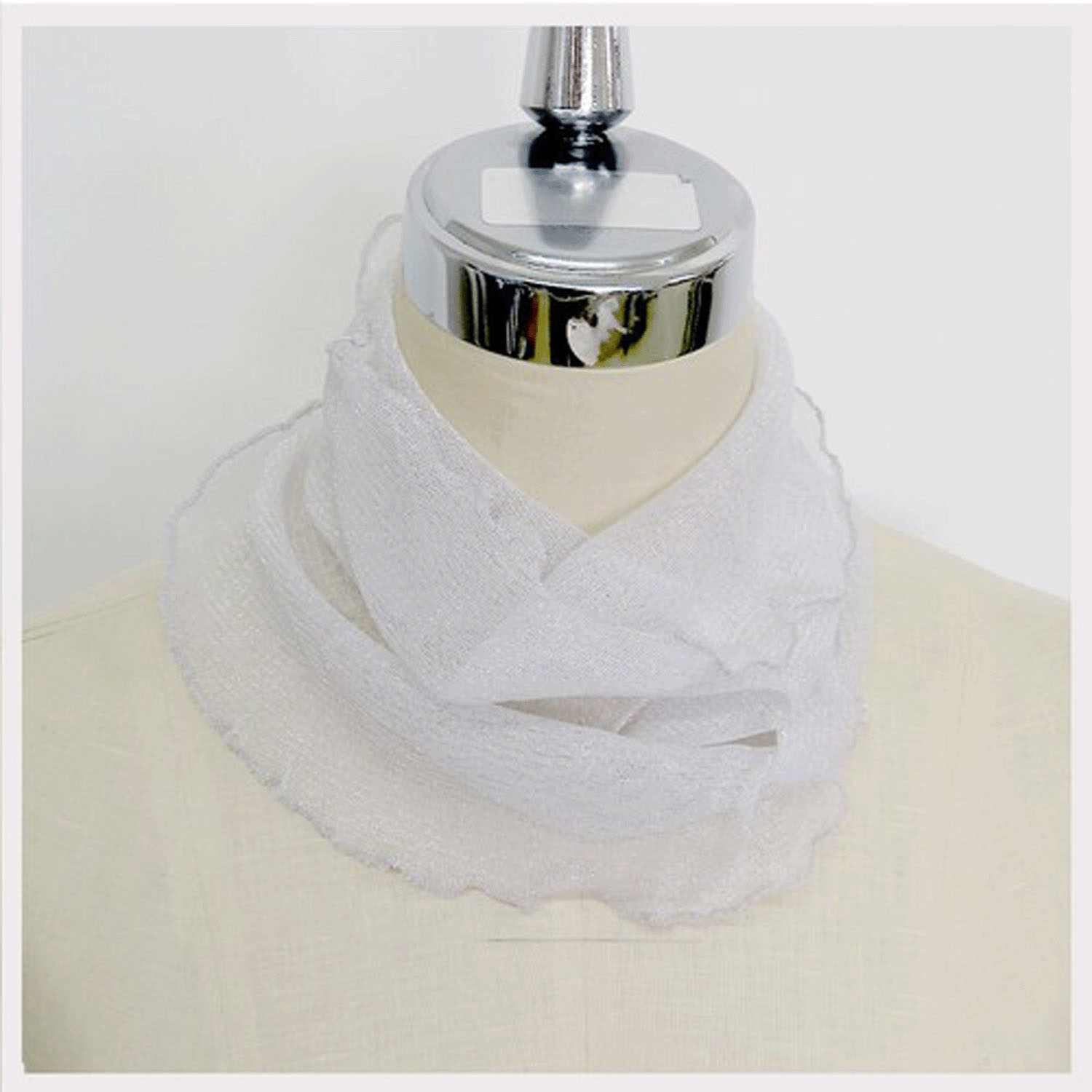 ポリエステルネックカバー 無地 - 画像2