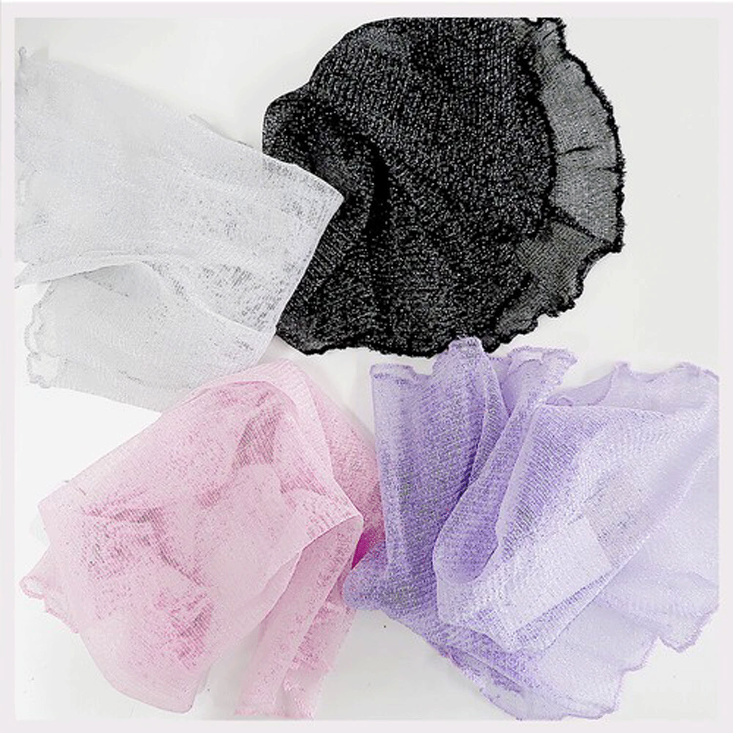 ポリエステルネックカバー 無地 - 画像1