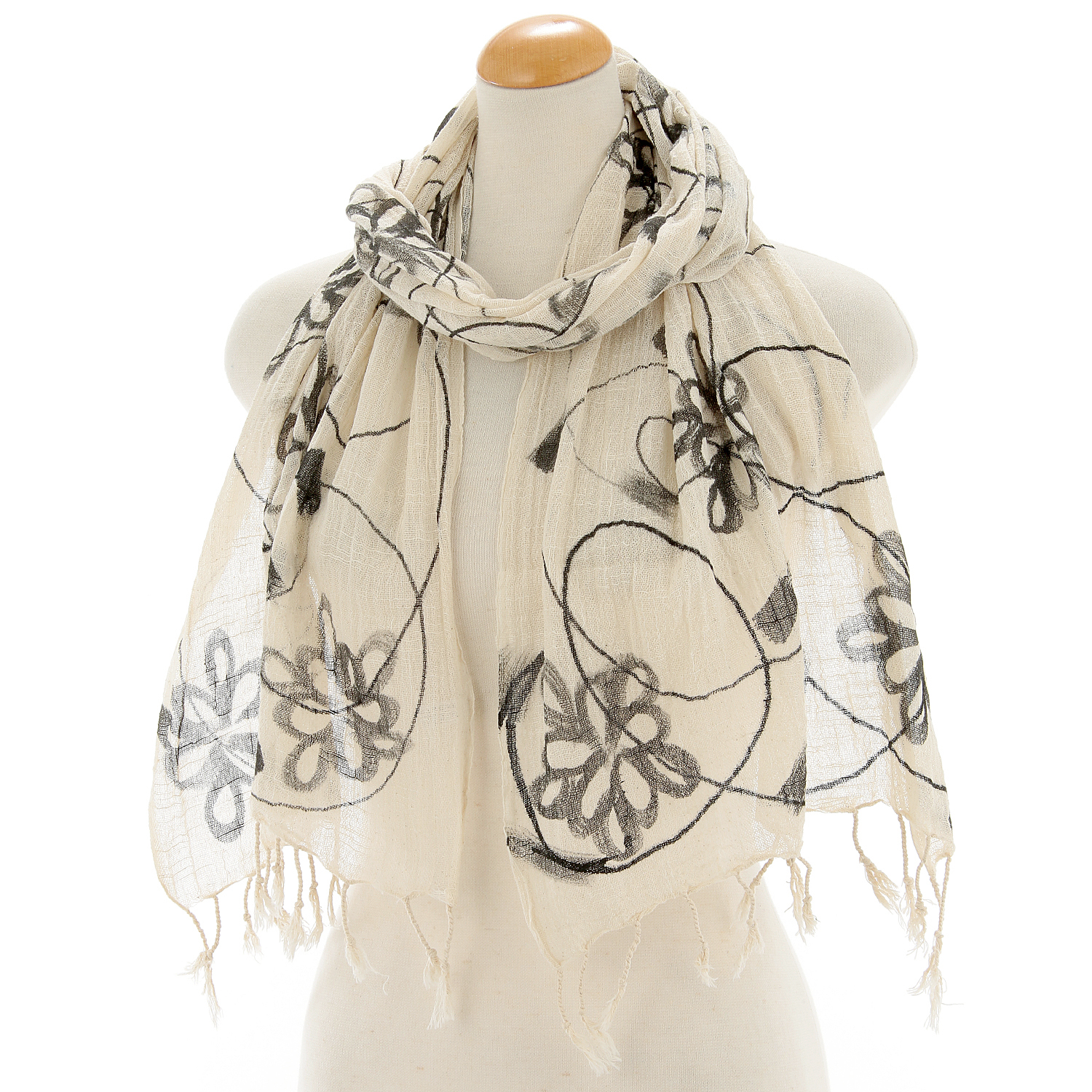 インド製 手書き風ストール - 画像14