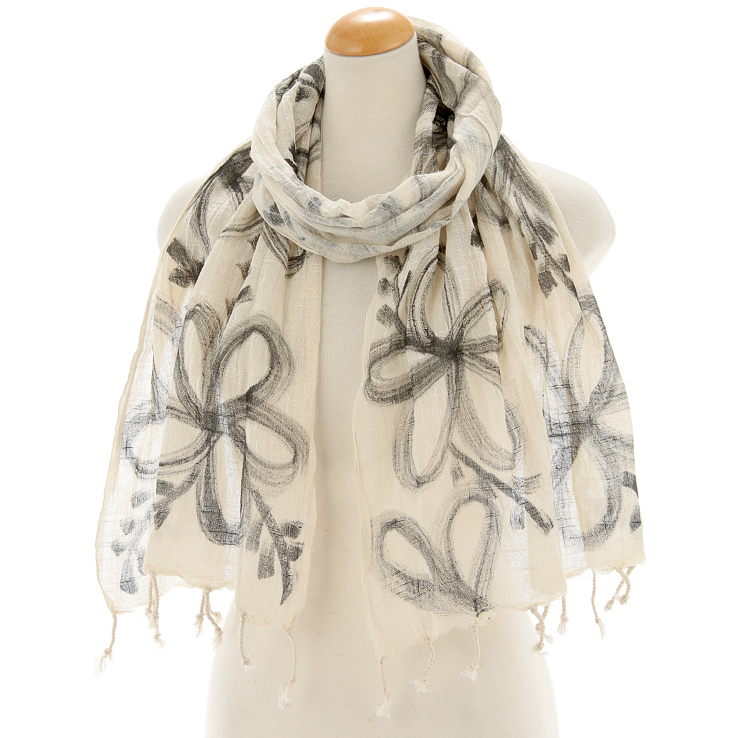 インド製 手書き風ストール - 画像16