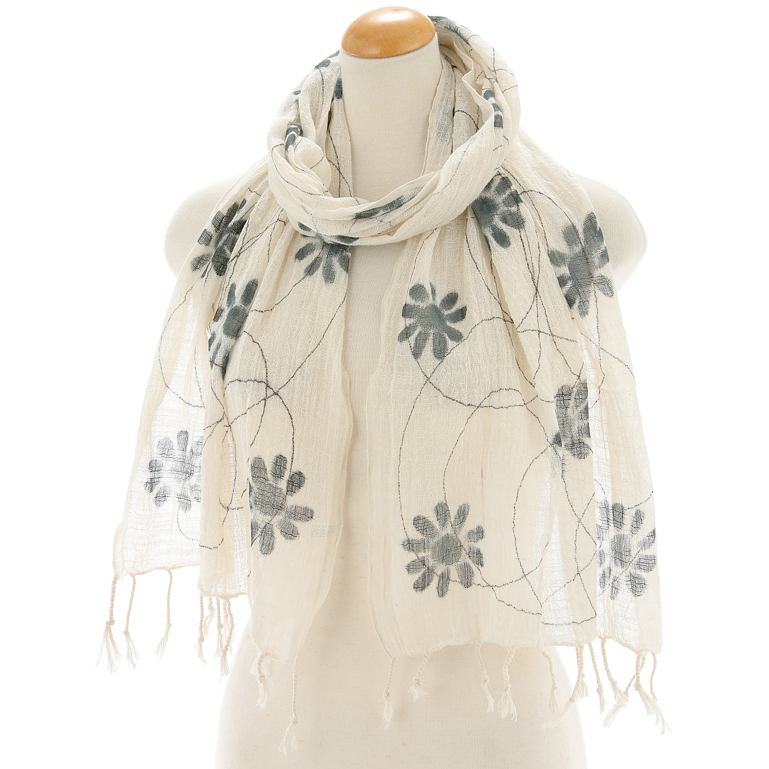 インド製 手書き風ストール - 画像18