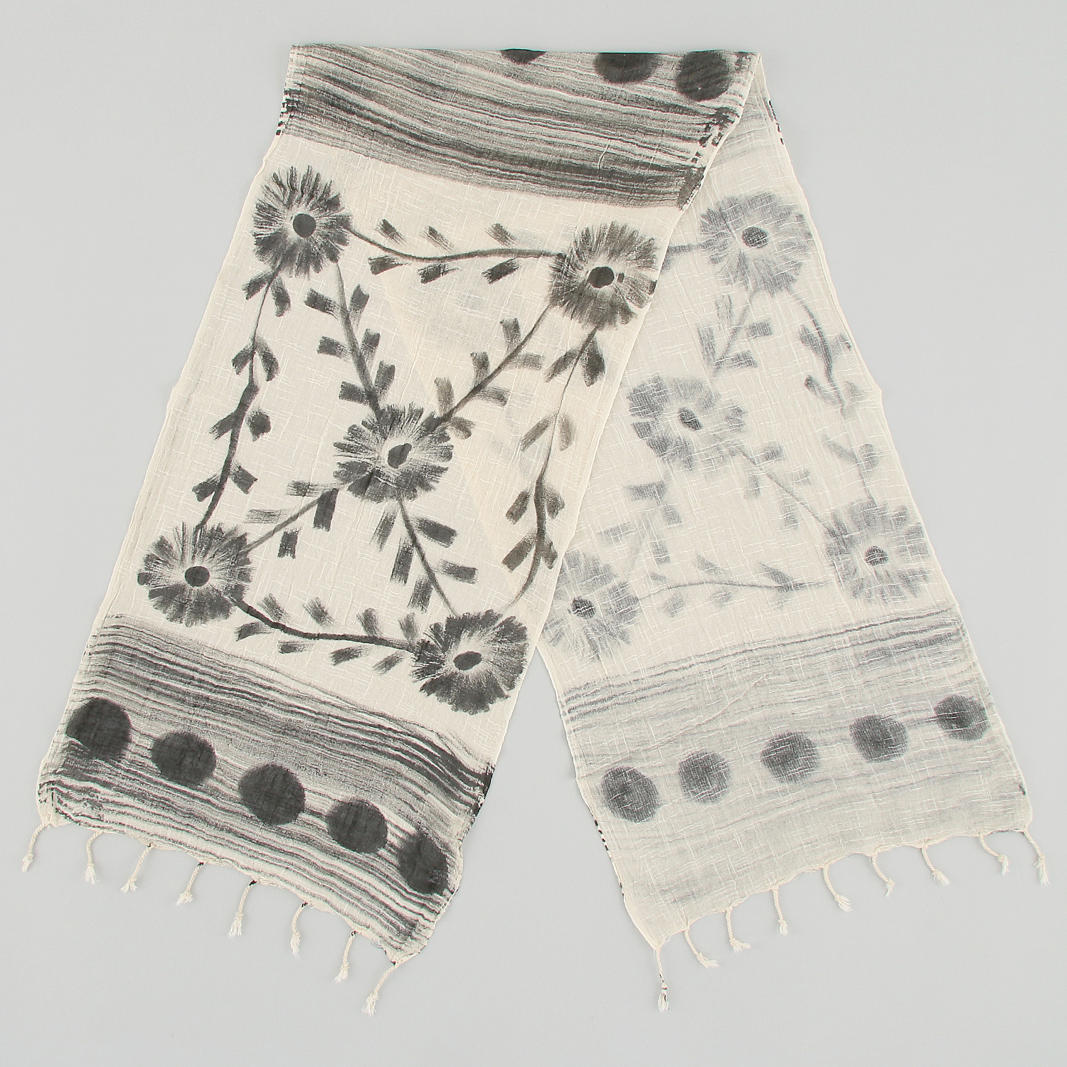 インド製 手書き風ストール - 画像9