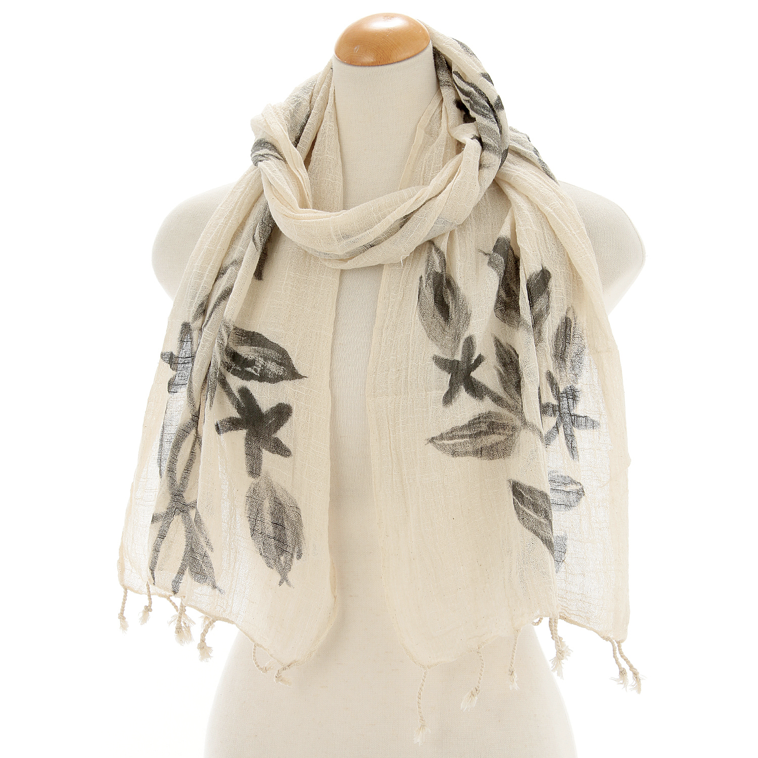 インド製 手書き風ストール