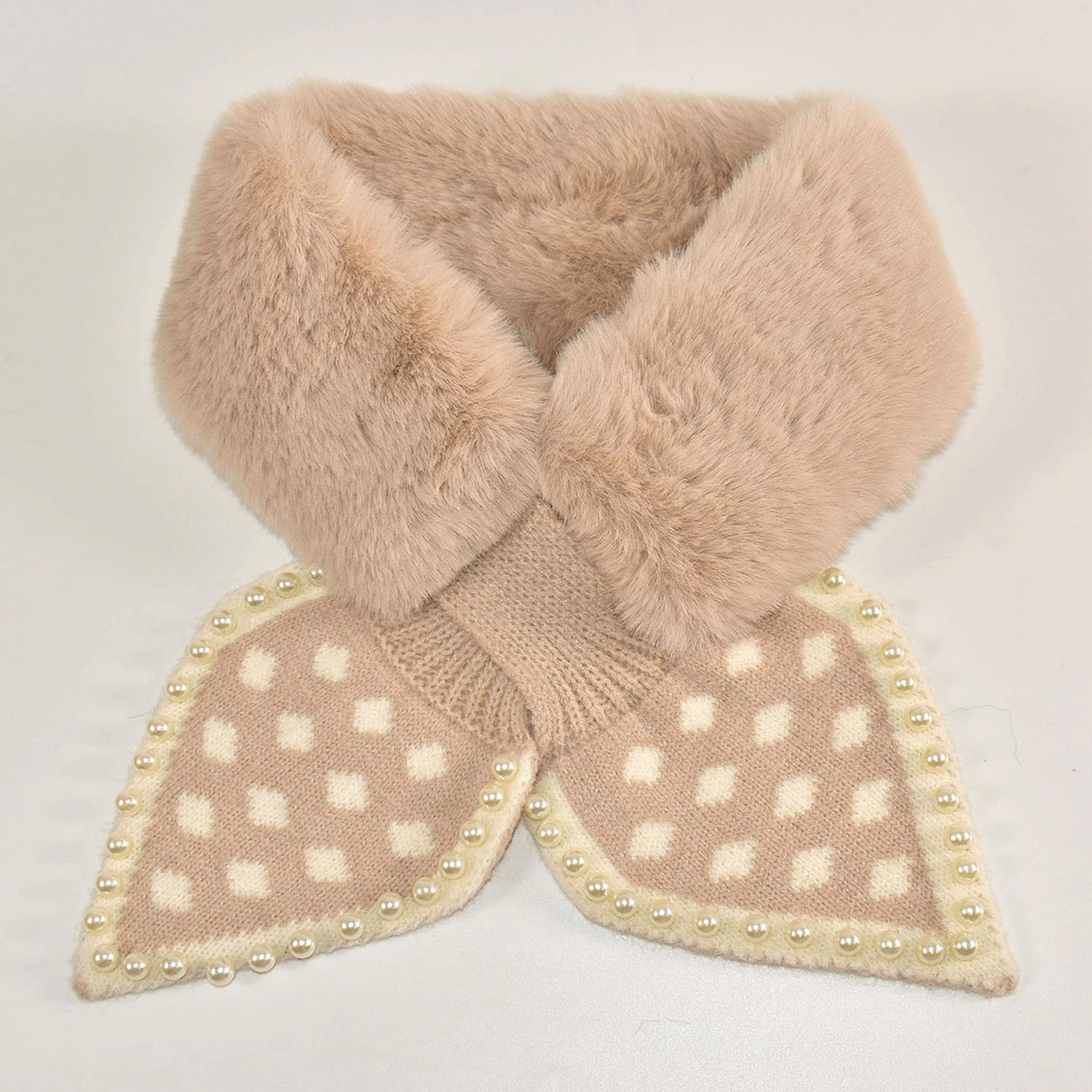 ビジュー付きニット＆ファードットティペット - 画像10