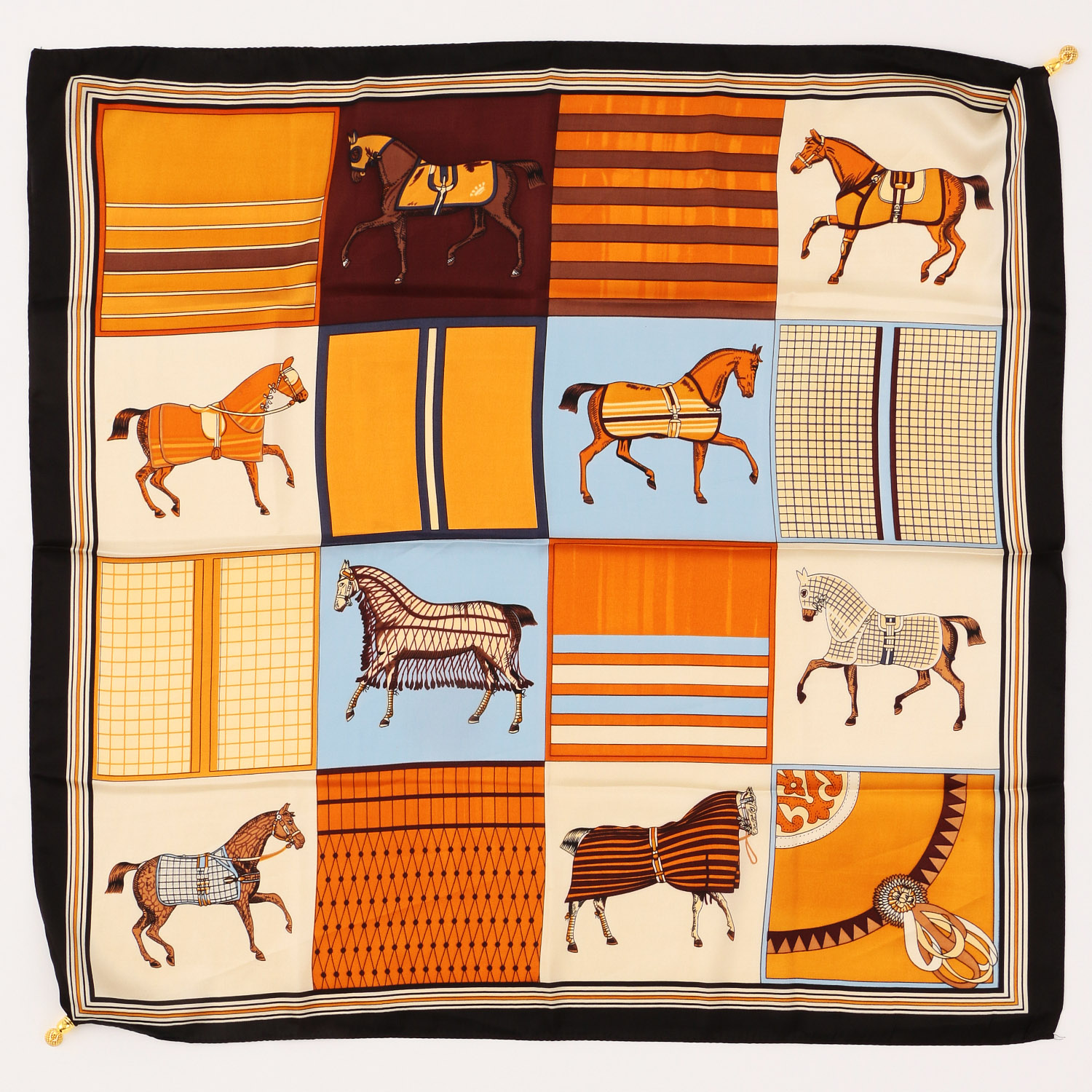 マグネットスカーフ マルチプリント ゴールド金具 - 画像17