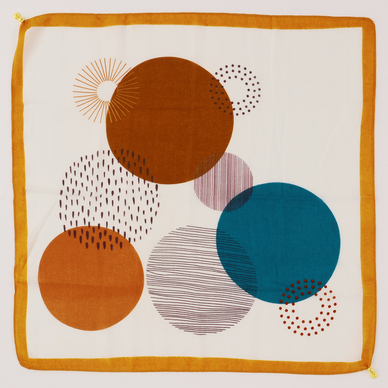 マグネットスカーフ マルチプリント ゴールド金具 - 画像7