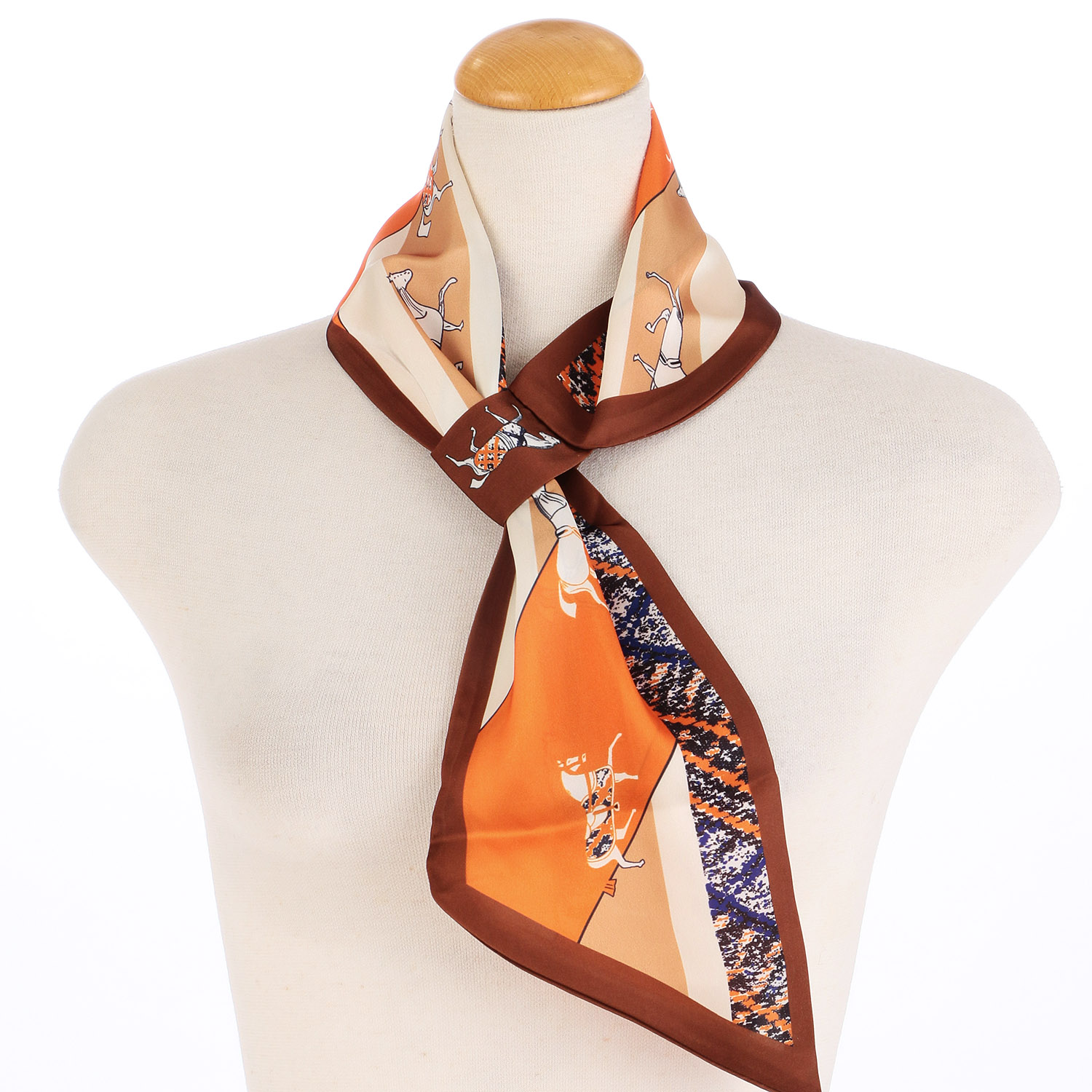 馬柄差し込みスカーフ - 画像1