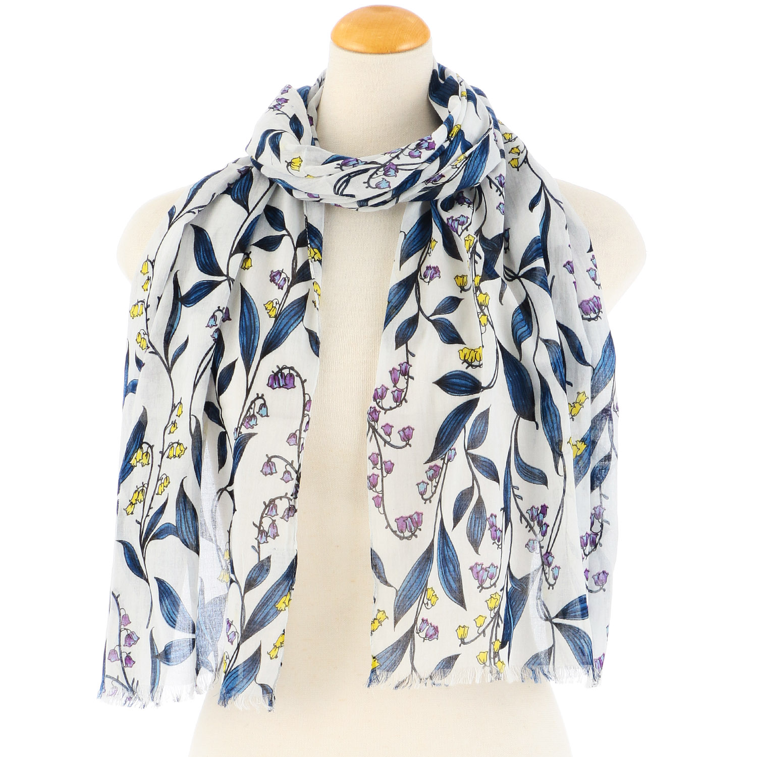 インド製 コットンプリントストール - 画像6